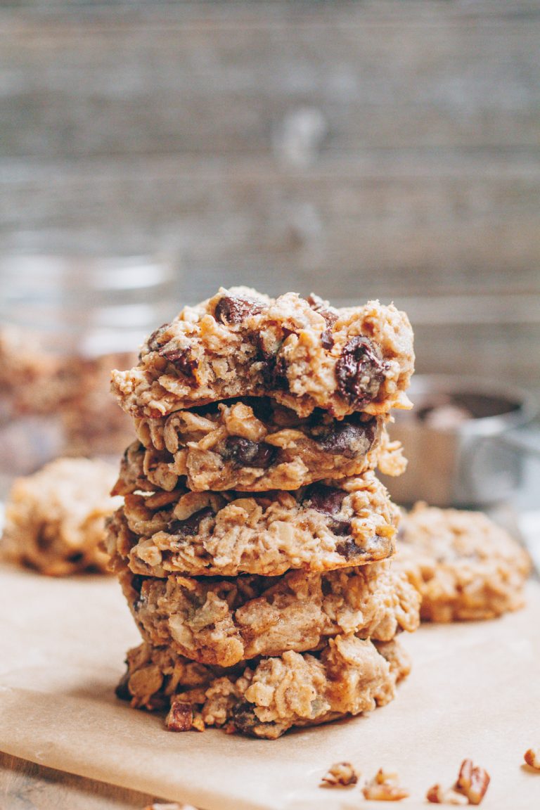 Oatmeal Trail Mix Cookies healthienut Easy to follow plantforward