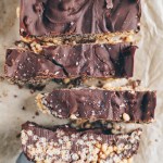 no-bake chocolate peanut butter crunch bars