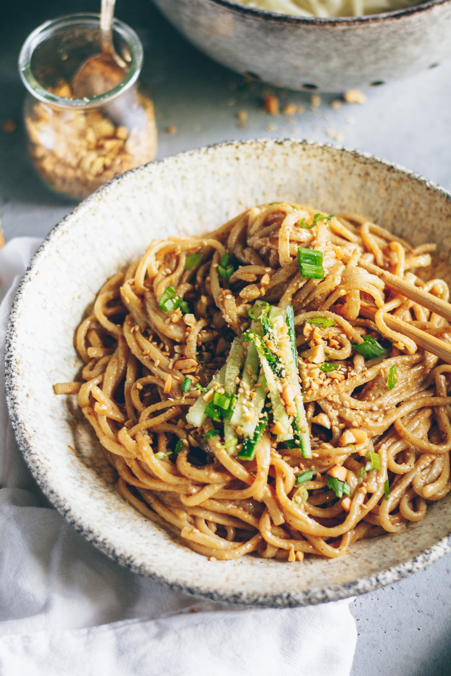 10-minute chinese sesame noodles 