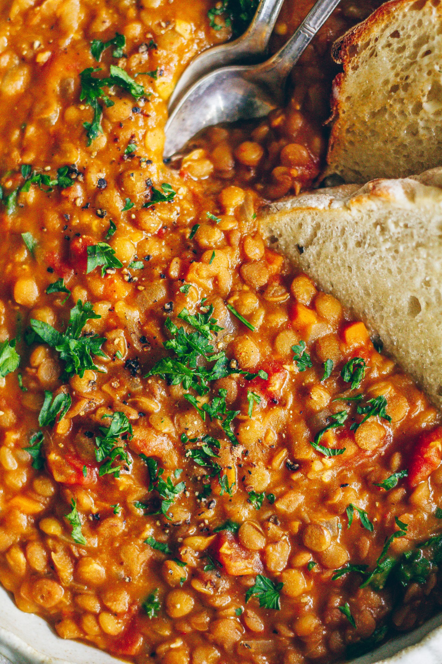 30-minute instant pot lentil soup 