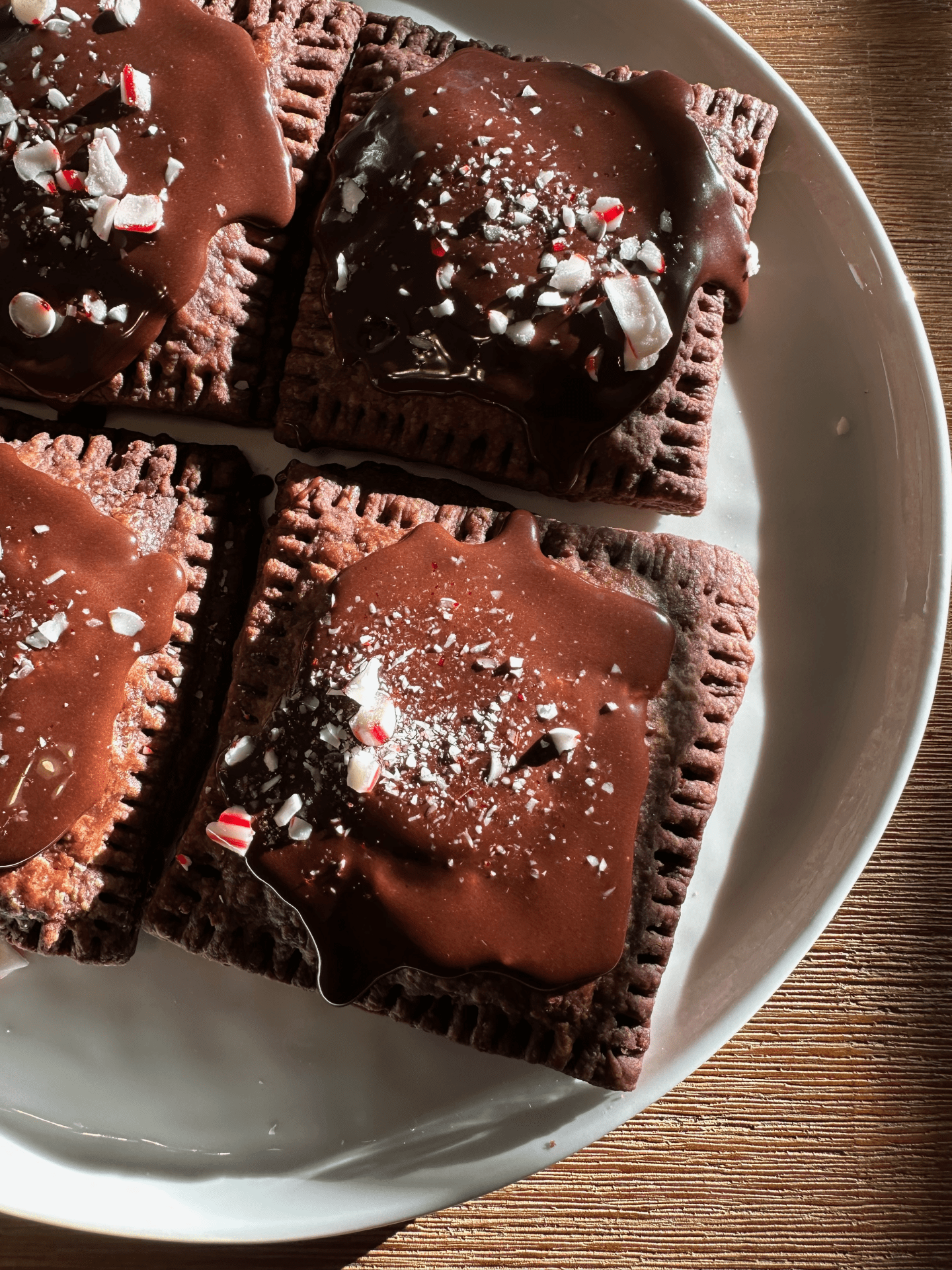 Vegan Double Chocolate Peppermint Pop Tarts Healthienut Easy To Follow Plant Forward Recipes