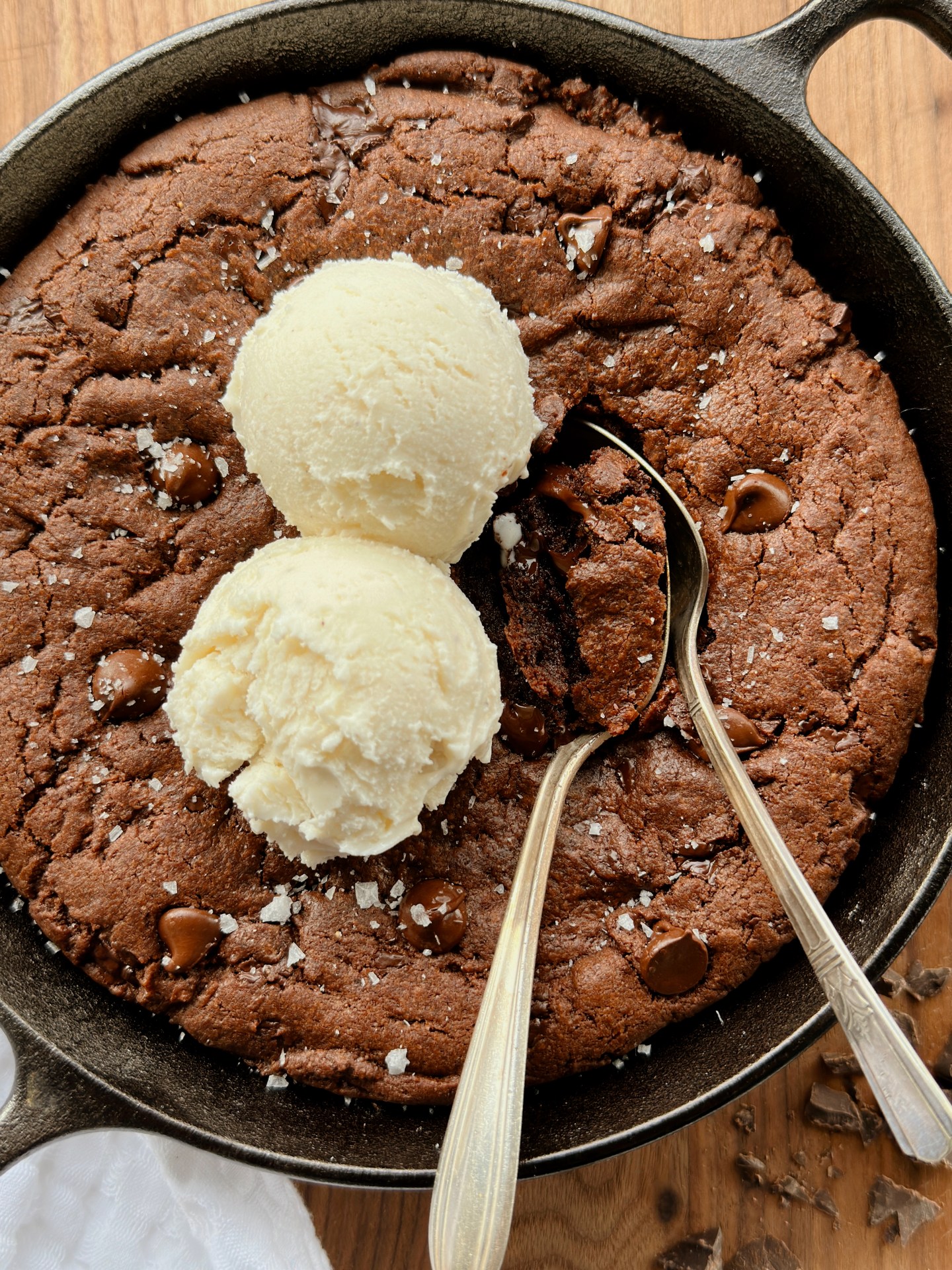 Vegan Skillet Cookie - Food with Feeling