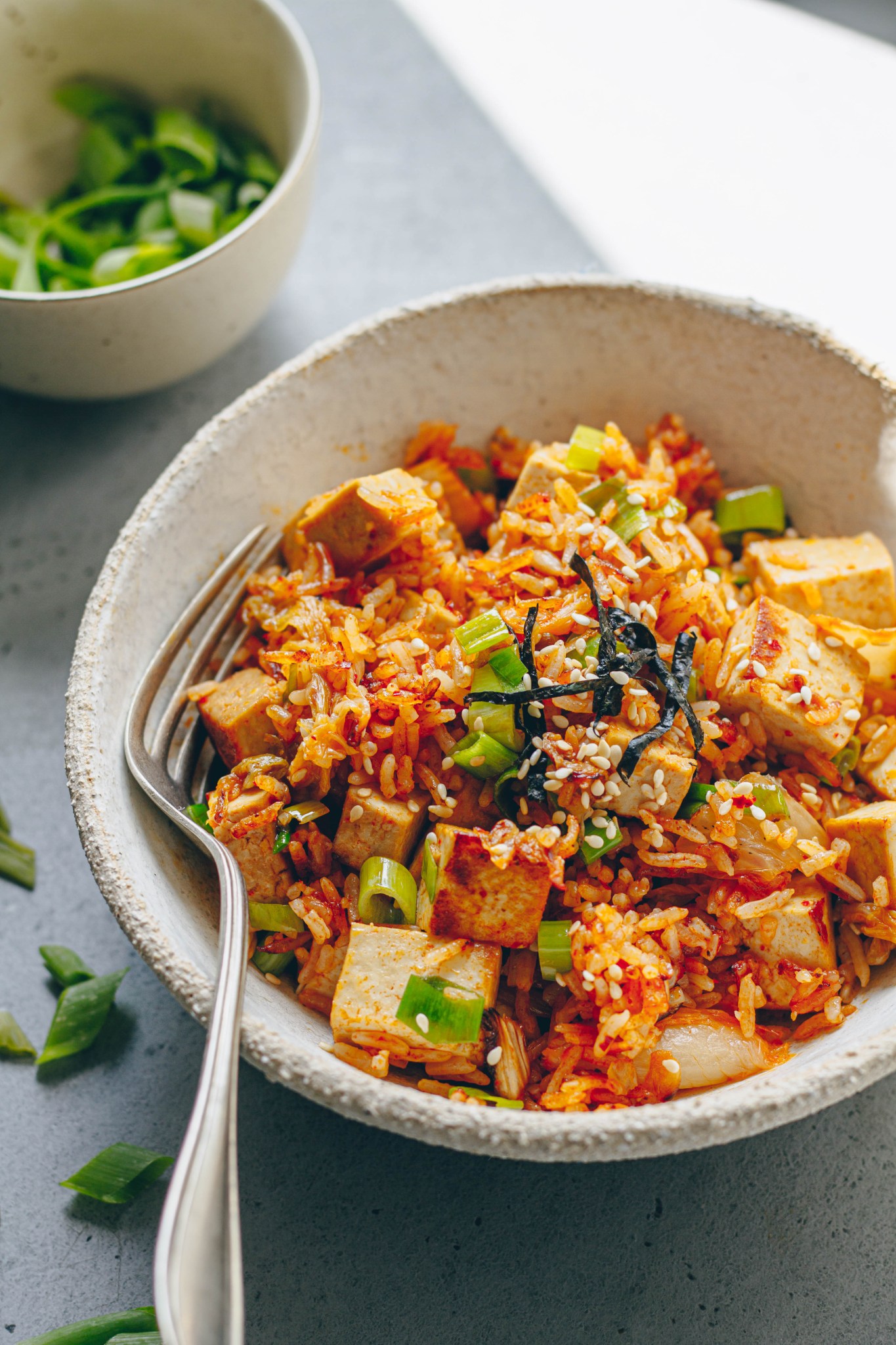 Vegan Kimchi Fried Rice healthienut Easy to follow plantforward recipes