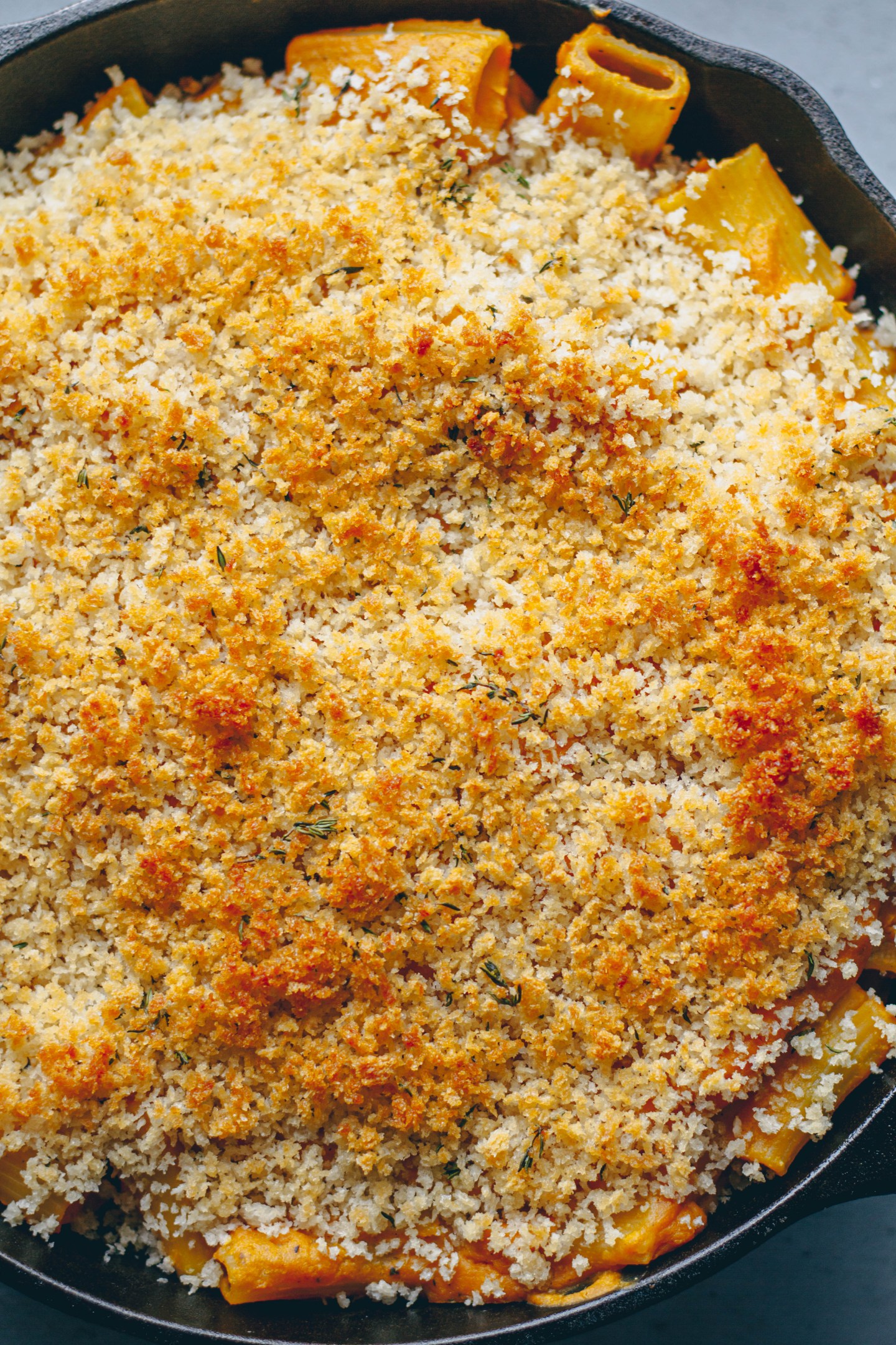 vegan baked sweet potato mac n cheese