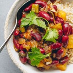 dominican-inspired beans and rice