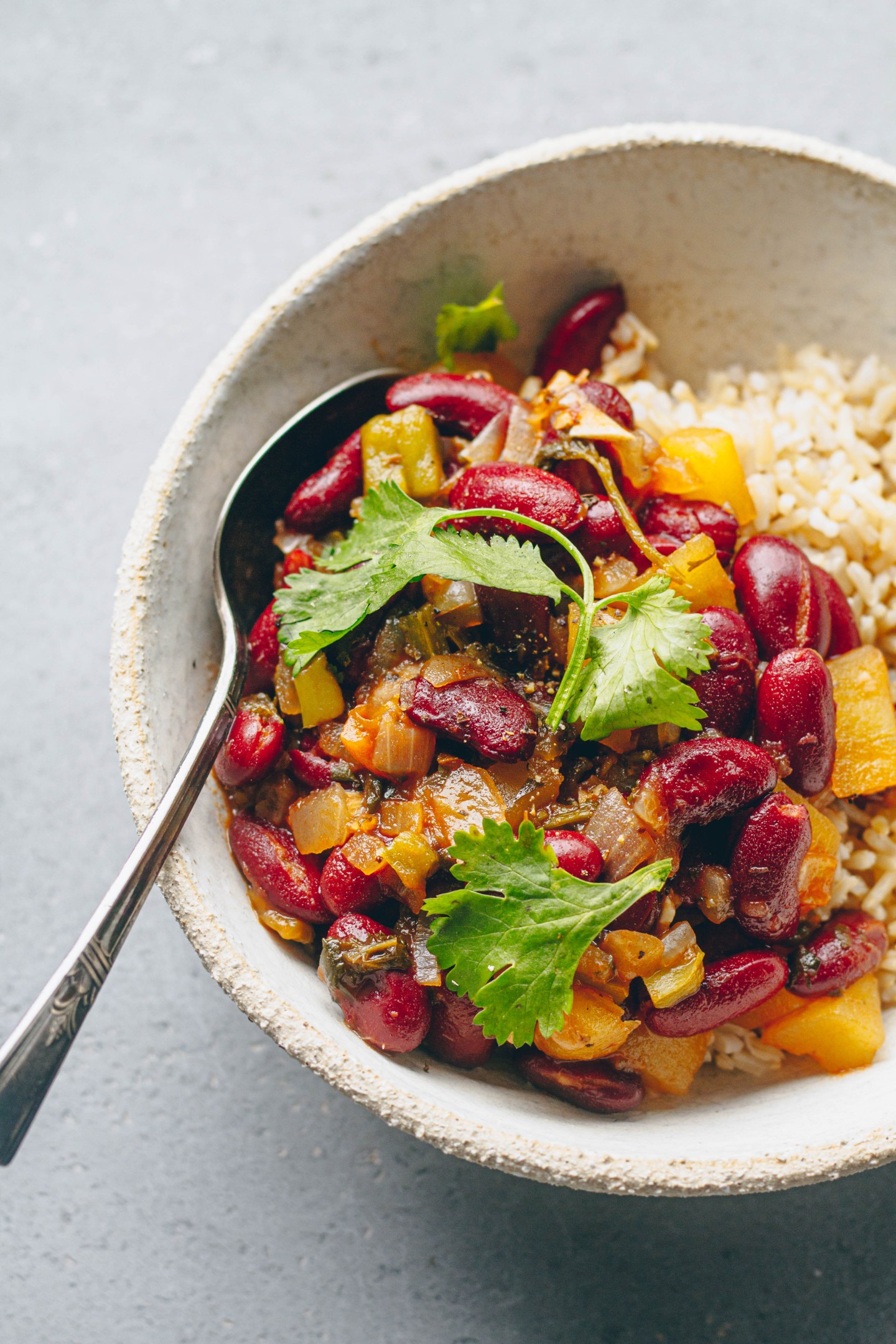 dominican-inspired beans and rice