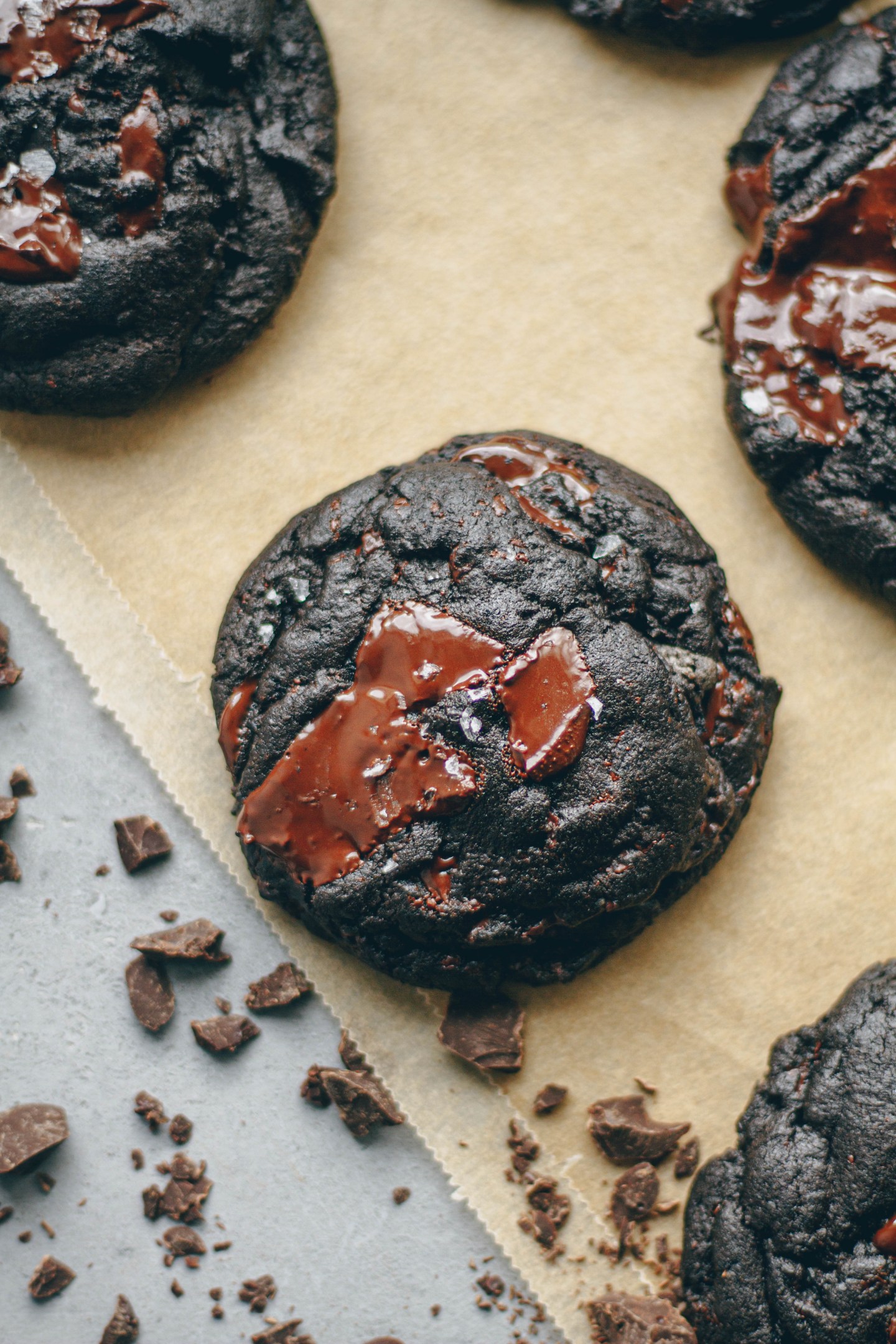 thin-mint inspired cookies