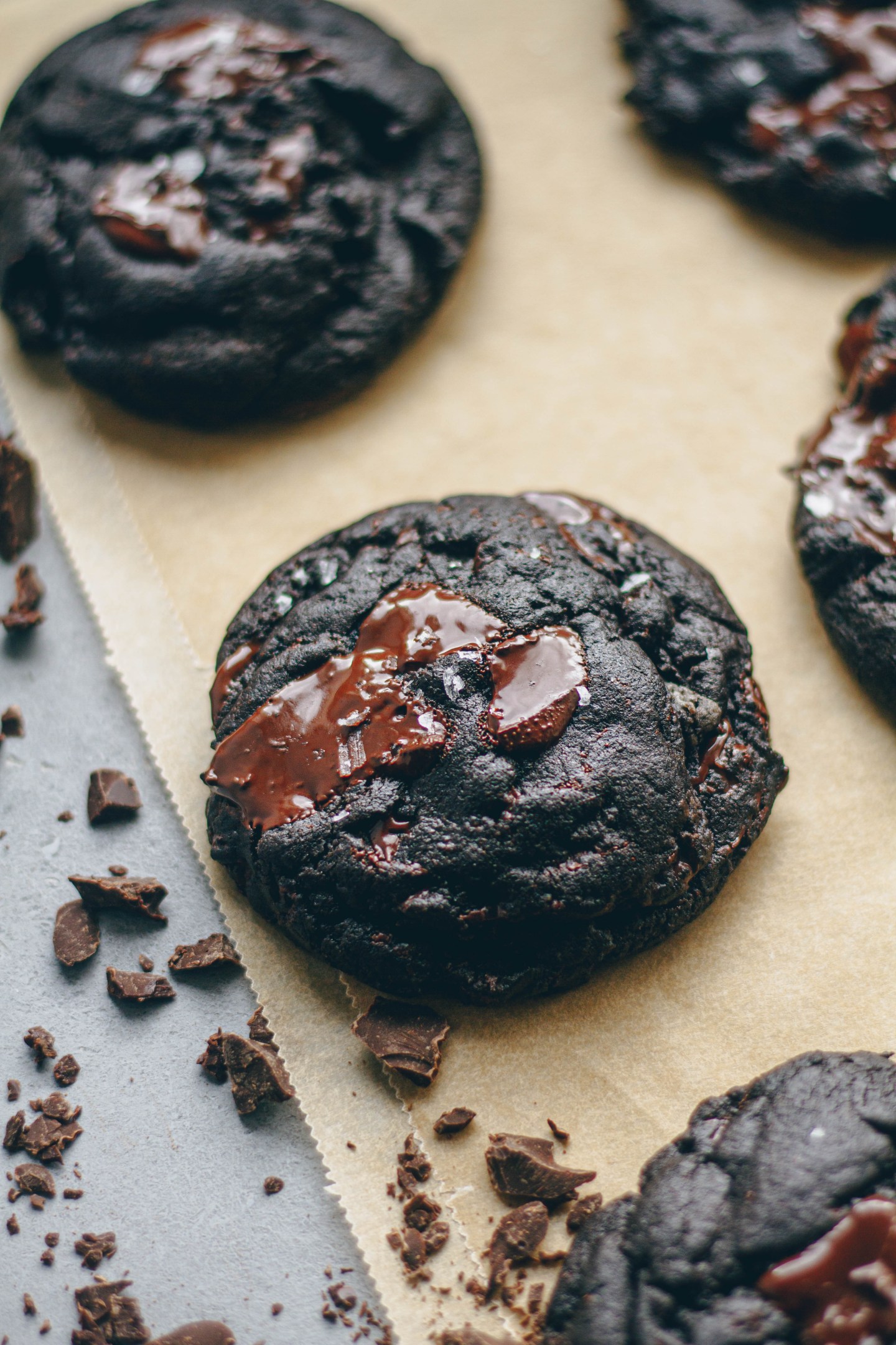thin-mint inspired cookies