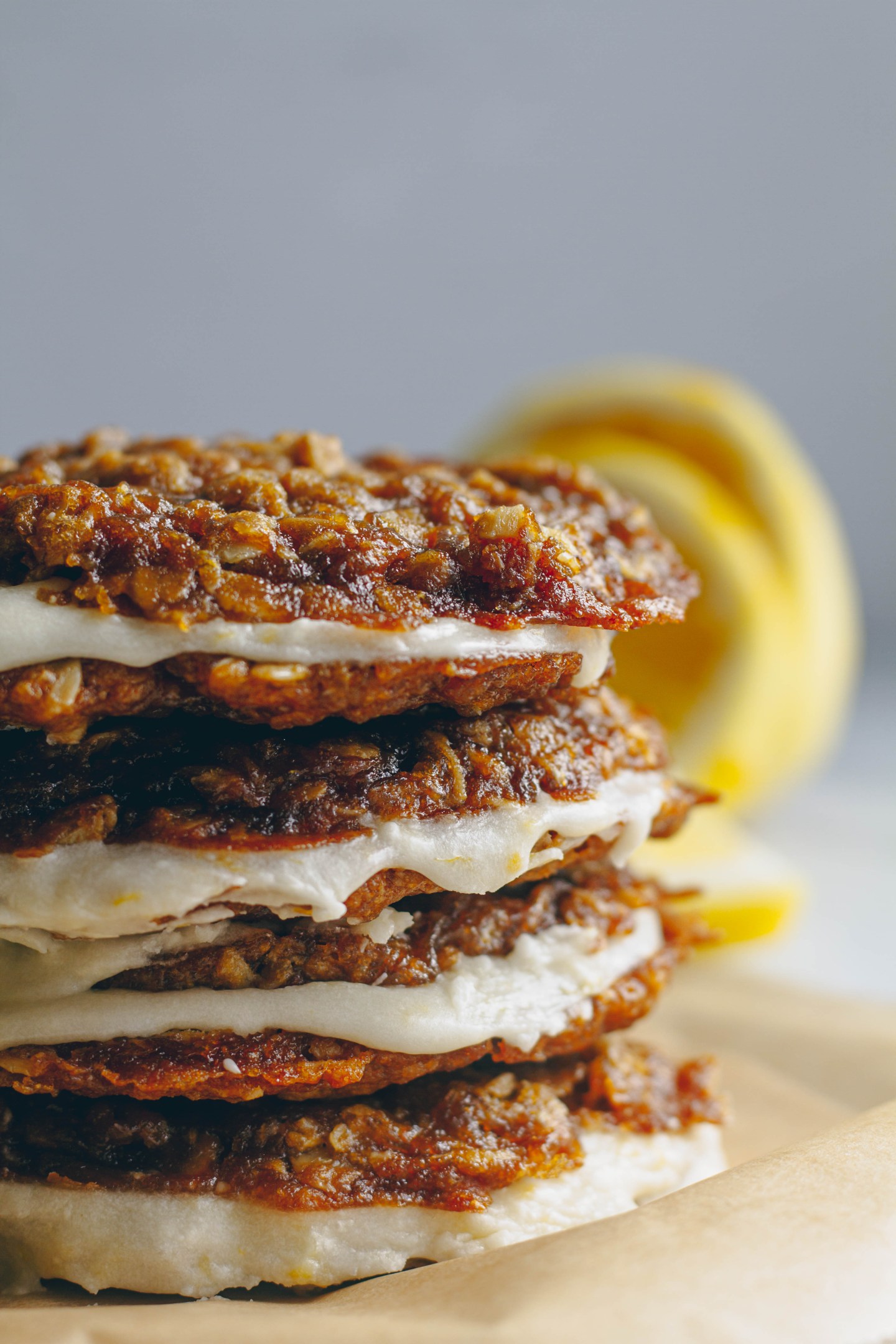 Lemon Oatmeal Creme Pies