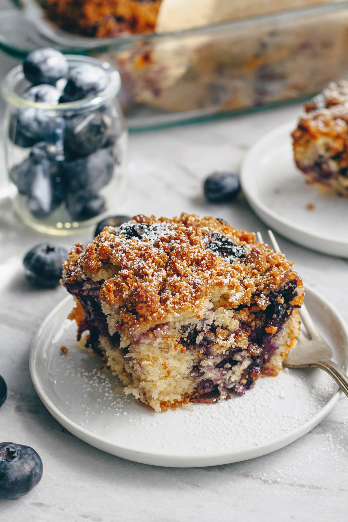The Best Vegan Blueberry Buckle