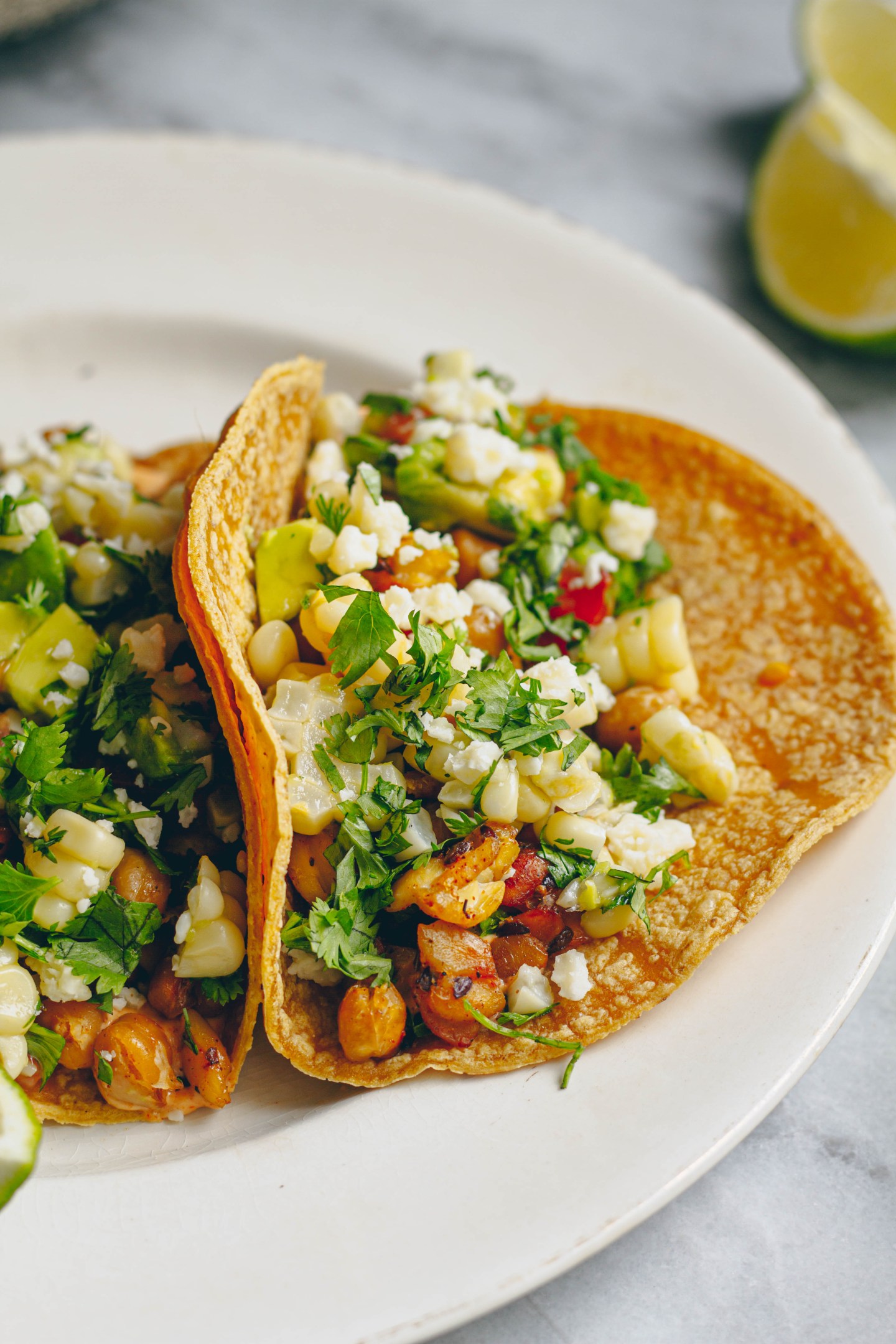 Cajun-Spiced Chickpea & Tempeh Tacos