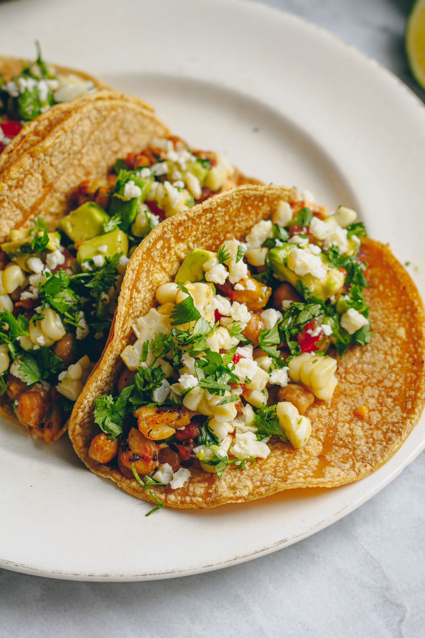Cajun-Spiced Chickpea & Tempeh Tacos