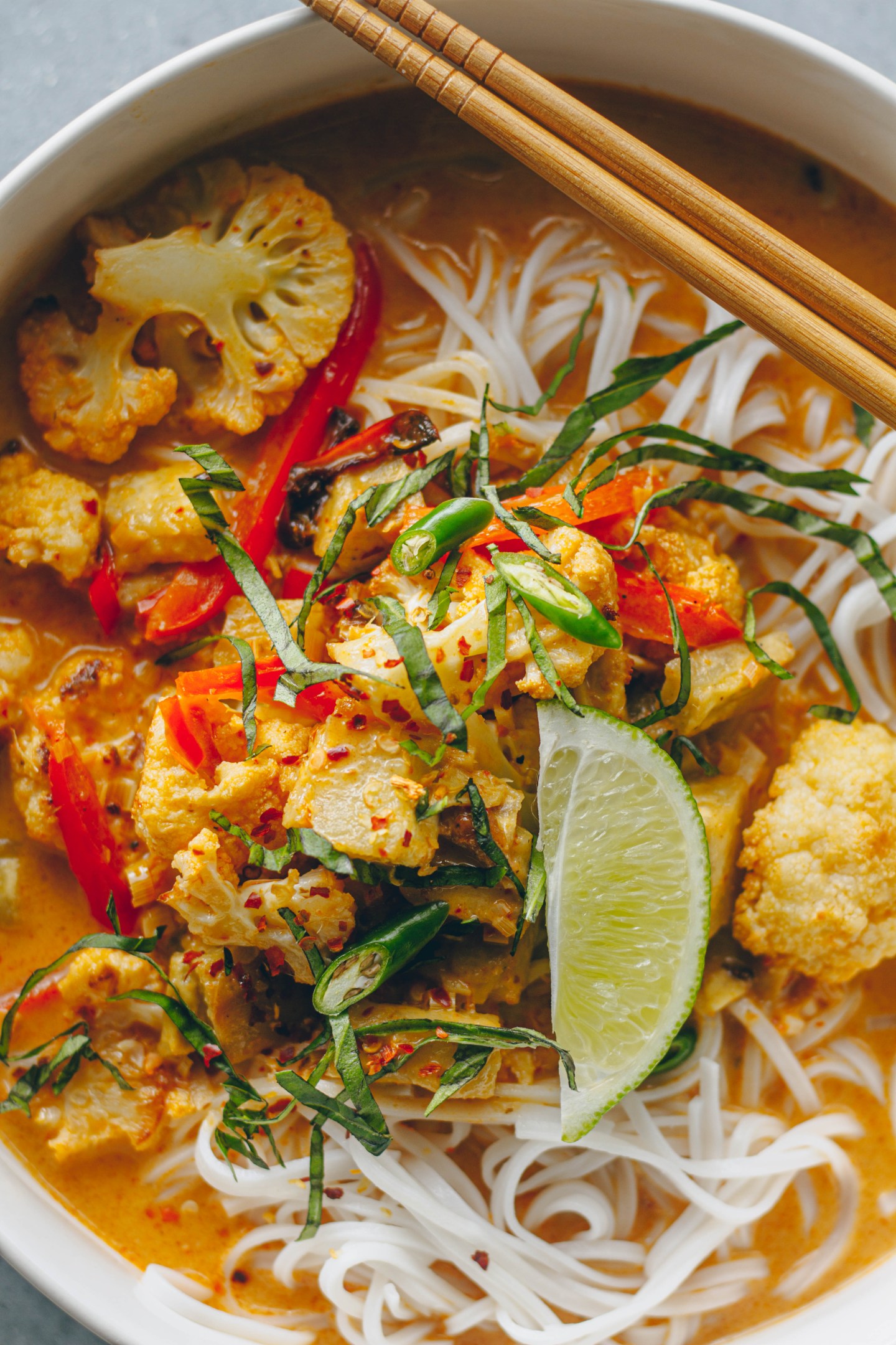 Thai Red Curry Noodle Soup