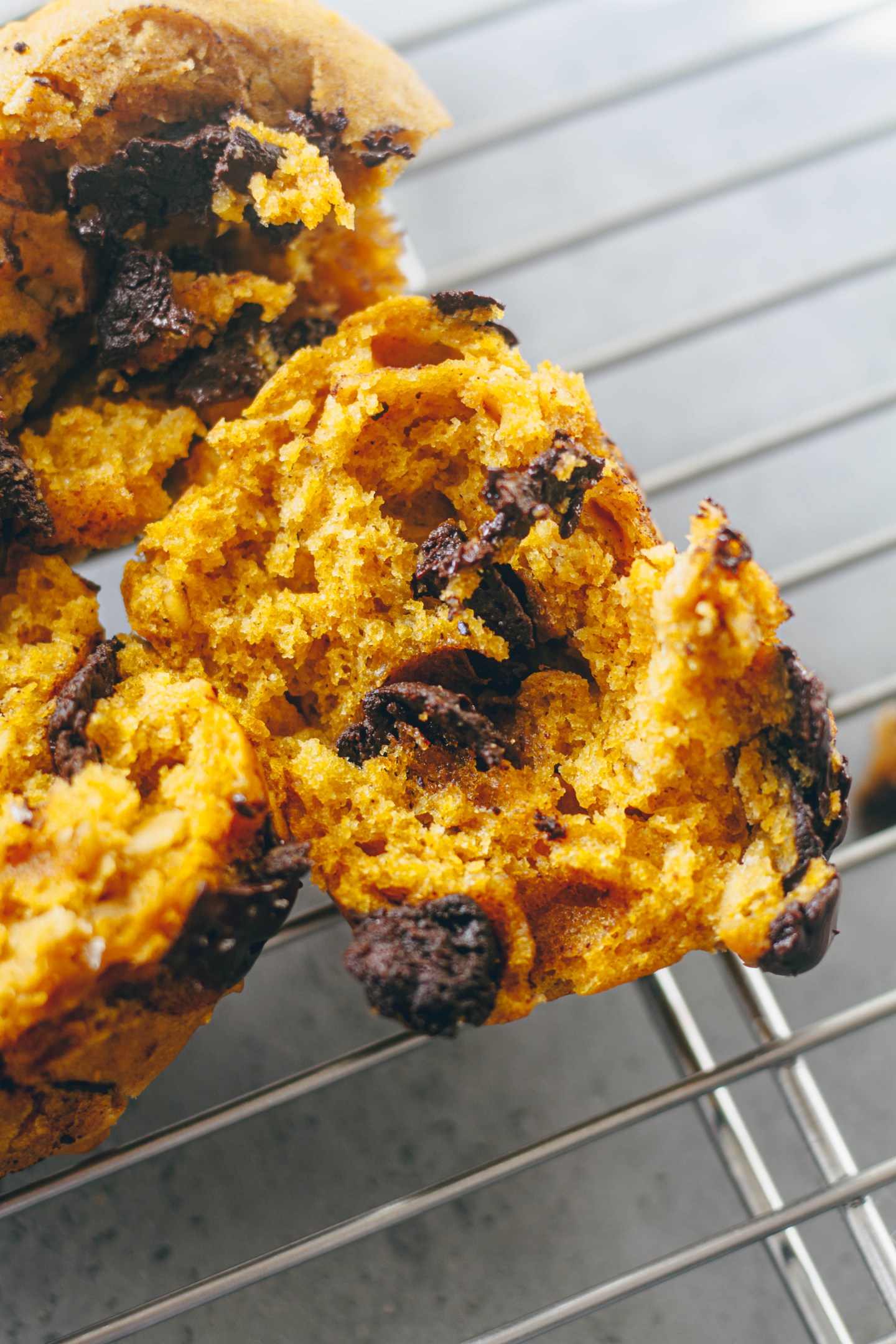 Vegan Pumpkin Chocolate Chip Muffins