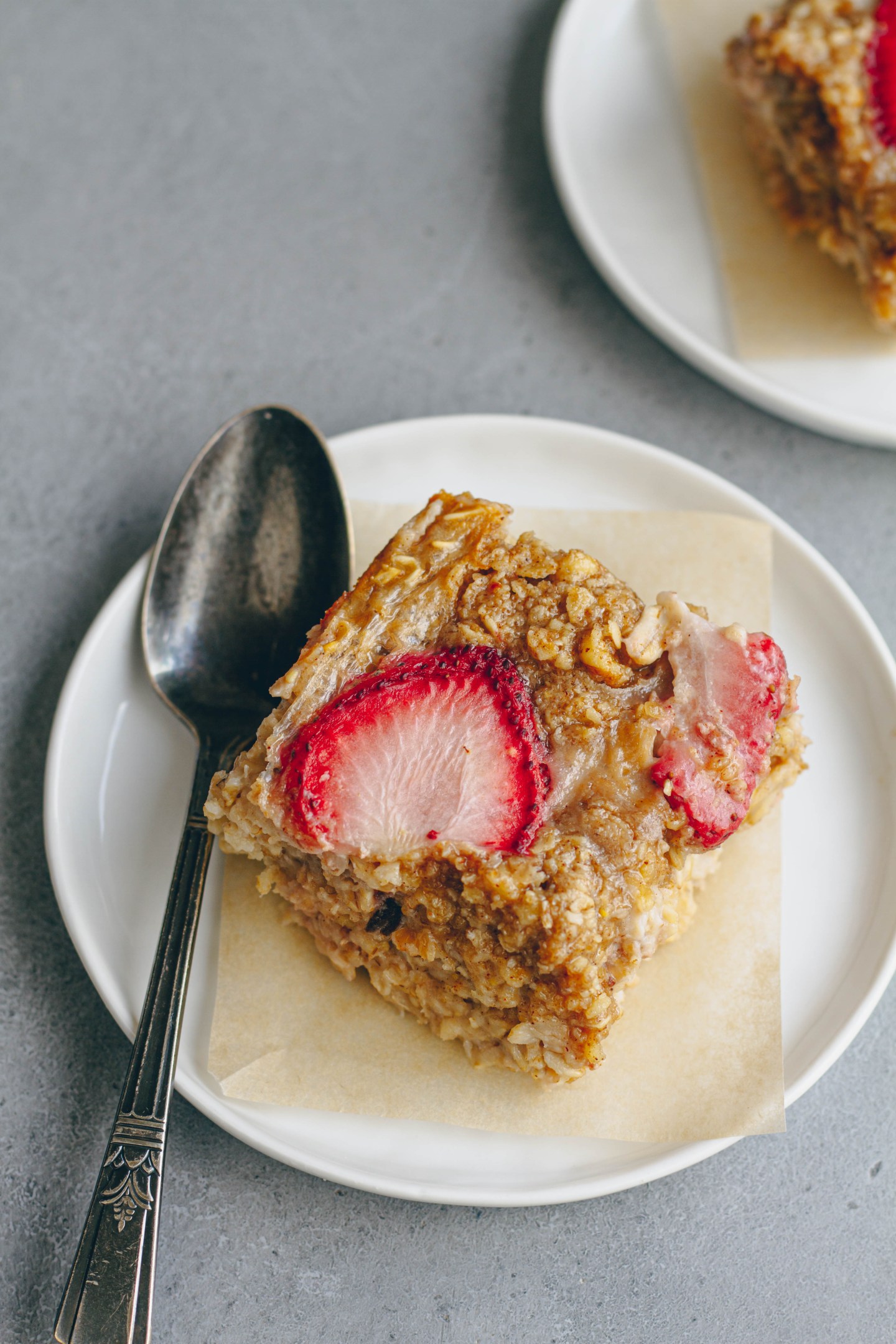 Strawberry Shortcake Baked Oatmeal