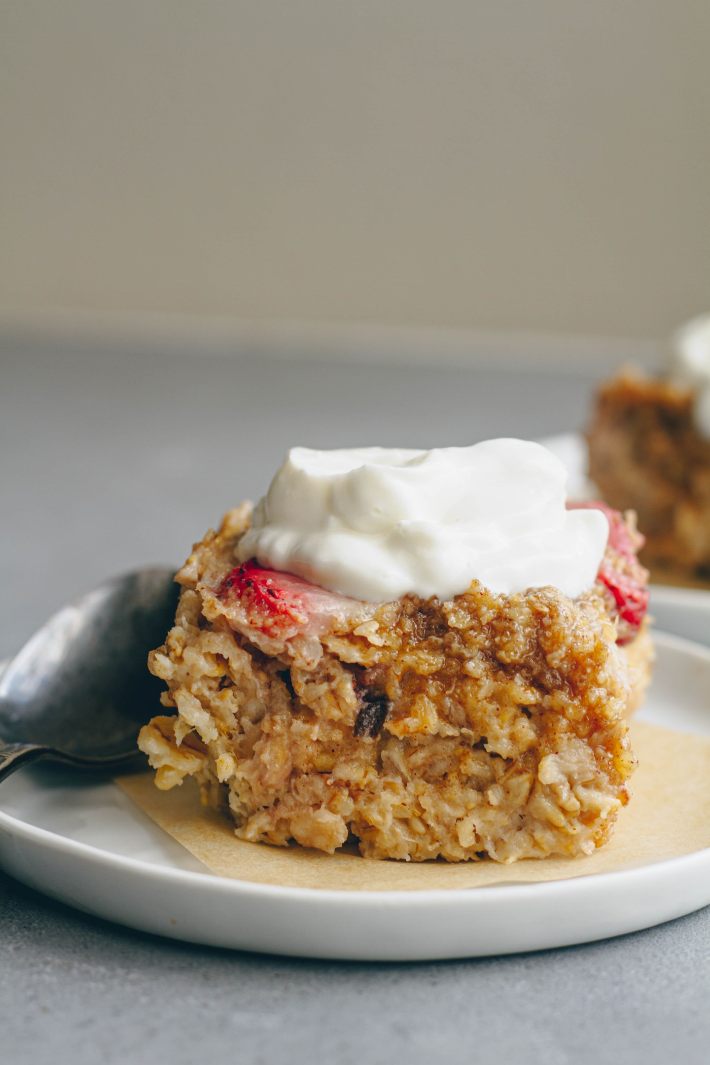 Strawberry Shortcake Baked Oatmeal
