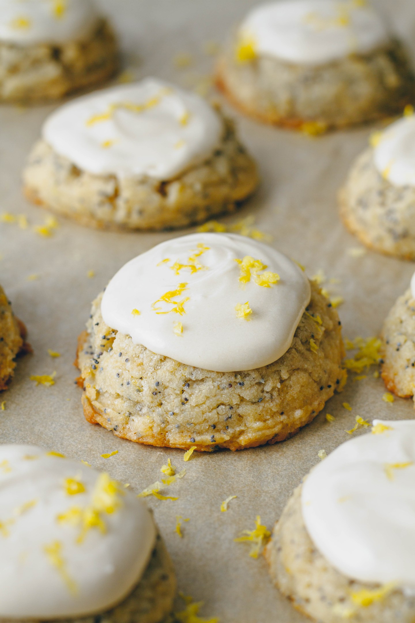 Vegan Lemon Poppyseed Cookies