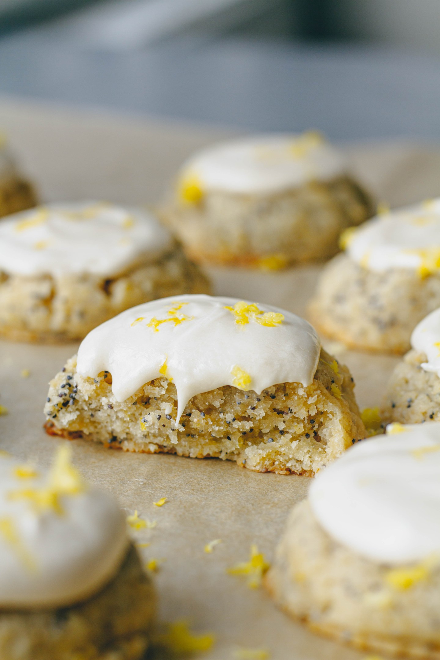 Vegan Lemon Poppyseed Cookies