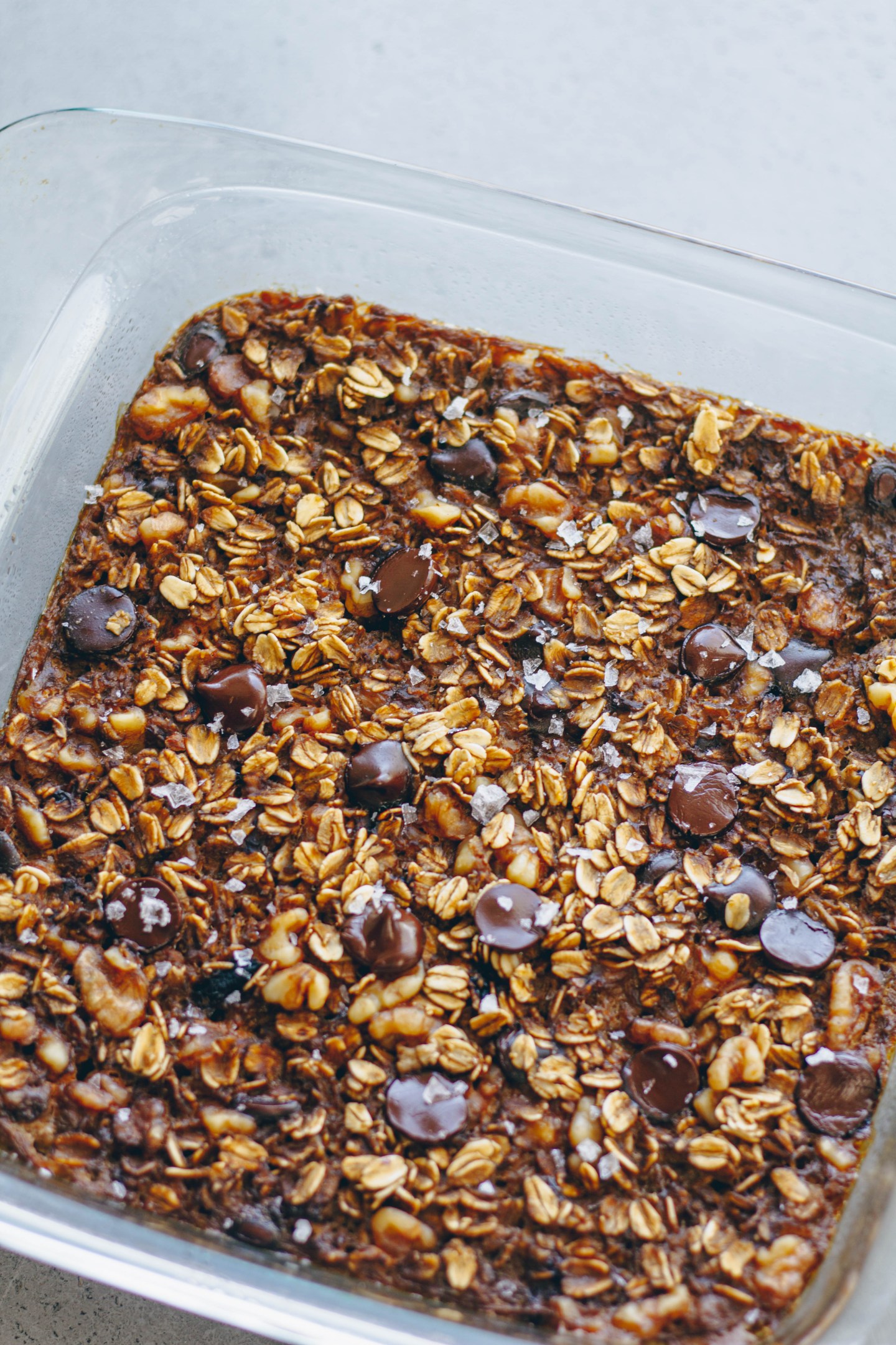 Espresso Walnut Baked Oatmeal