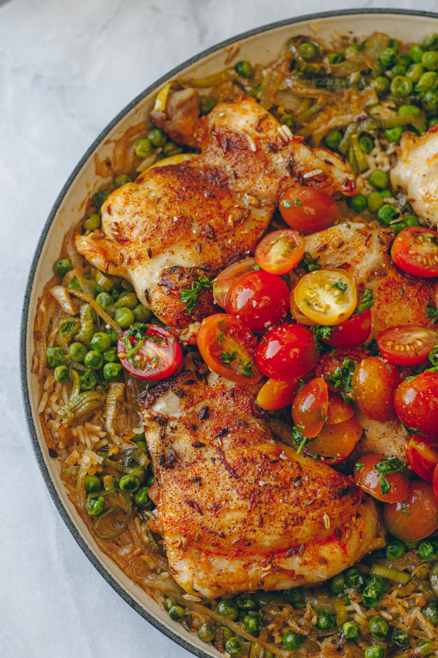 Skillet Chicken & Rice