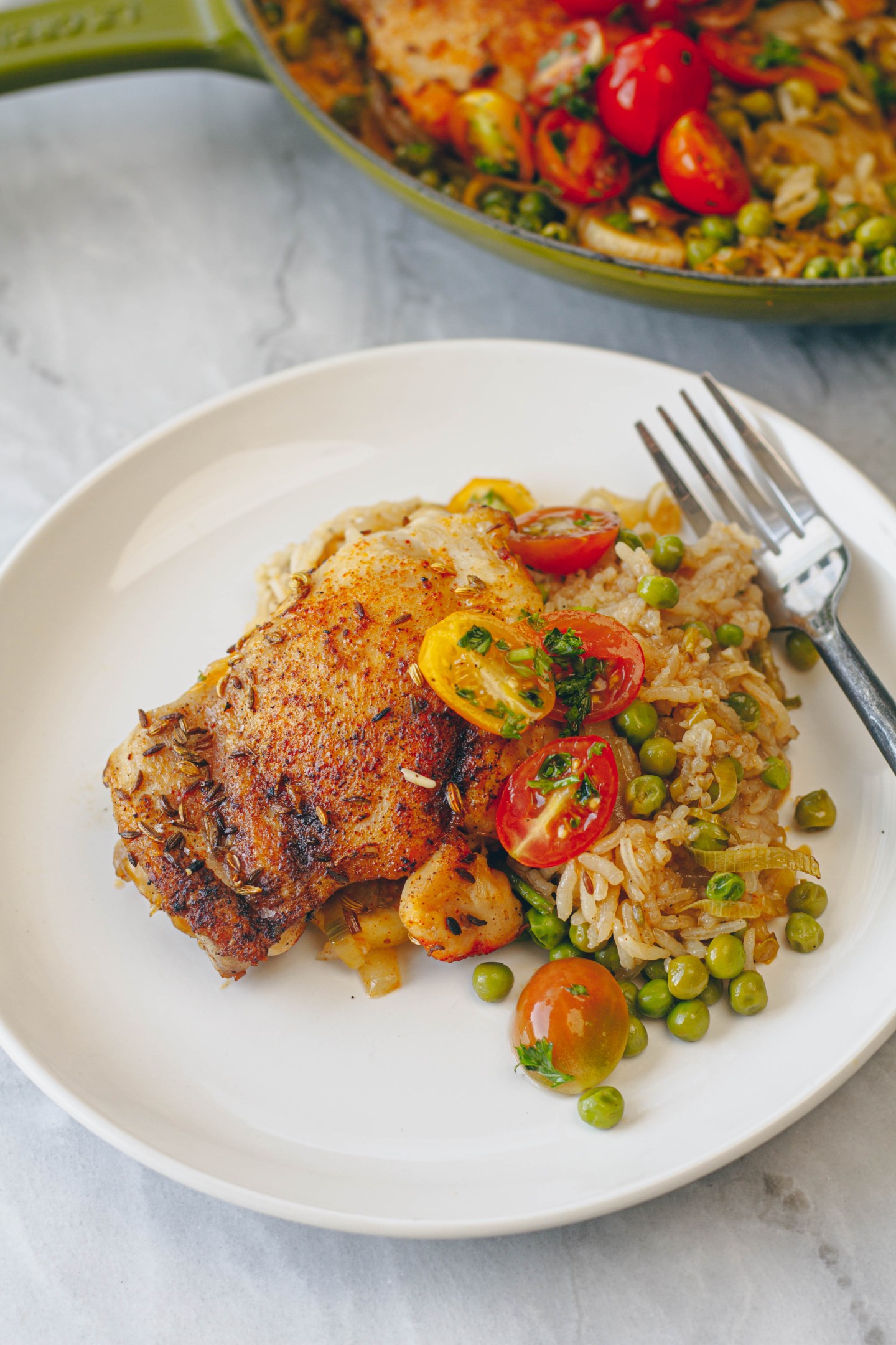 Skillet Chicken & Rice