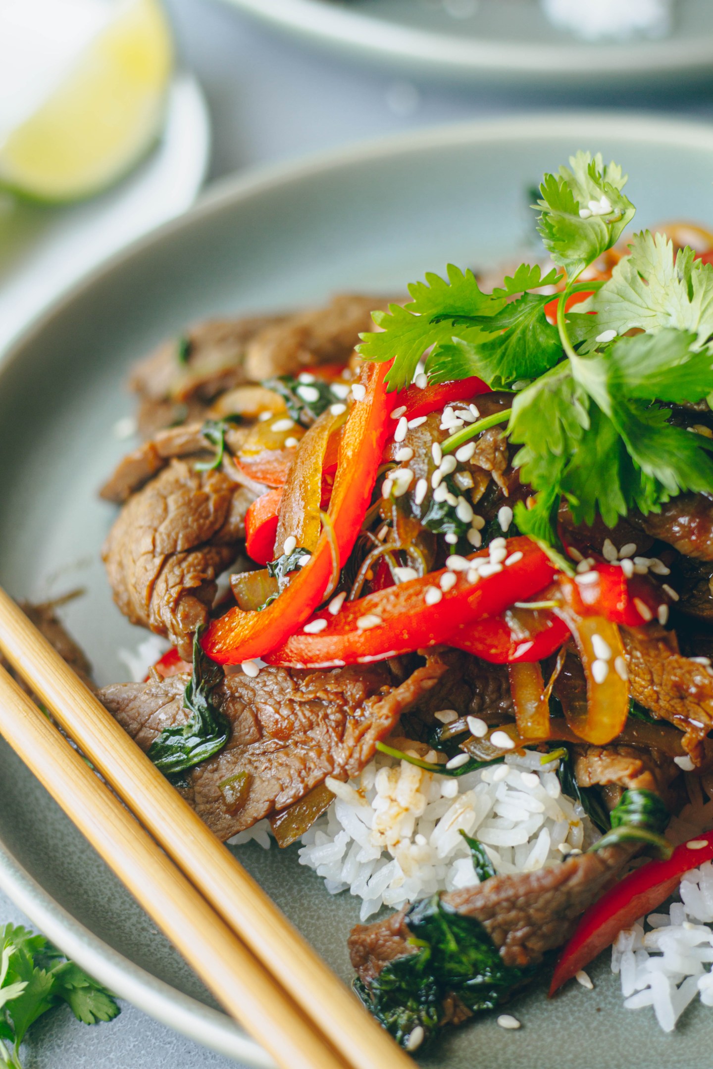 Thai-Inspired Basil Beef Bowl