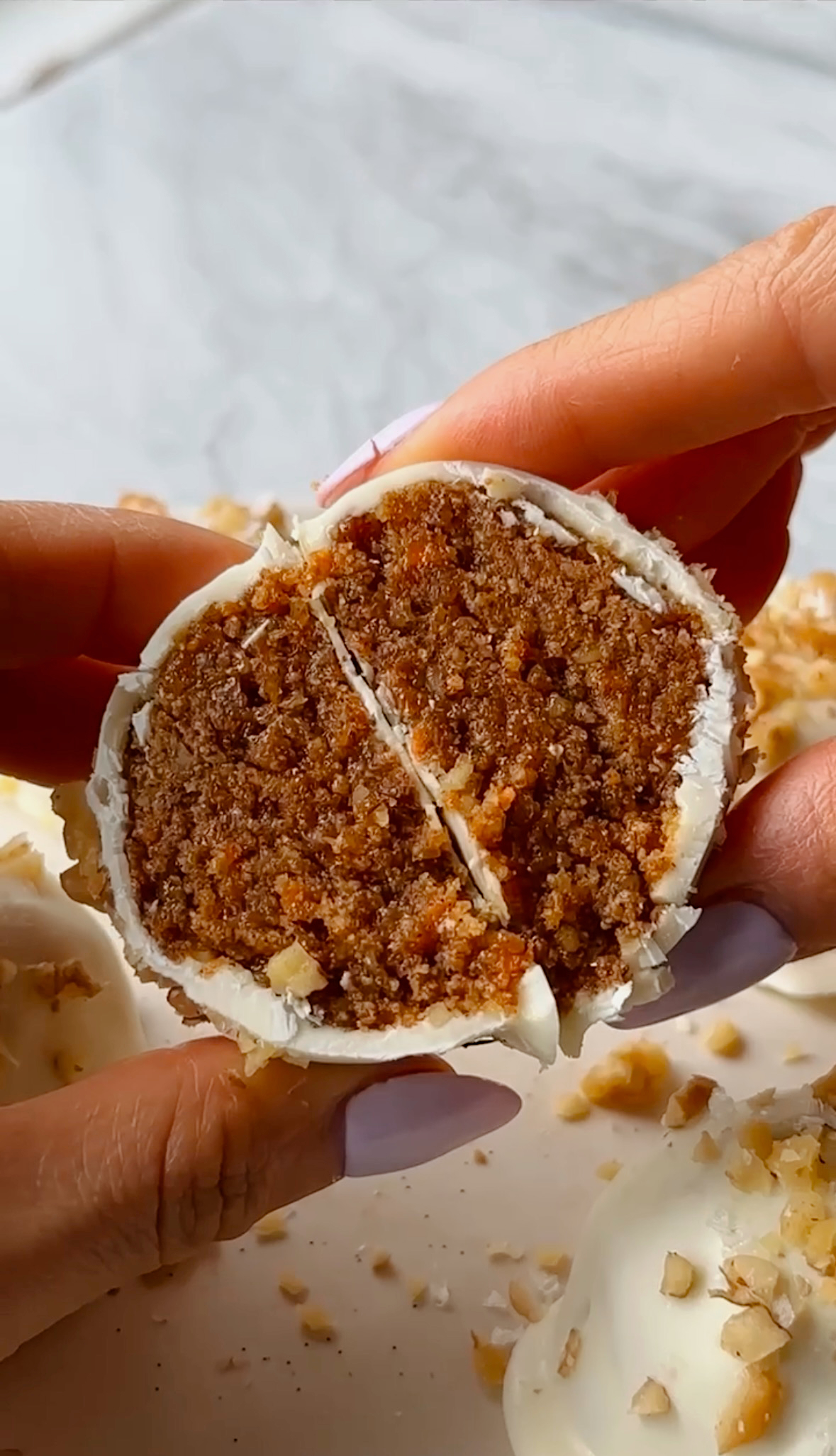 Carrot Cake Protein Truffles