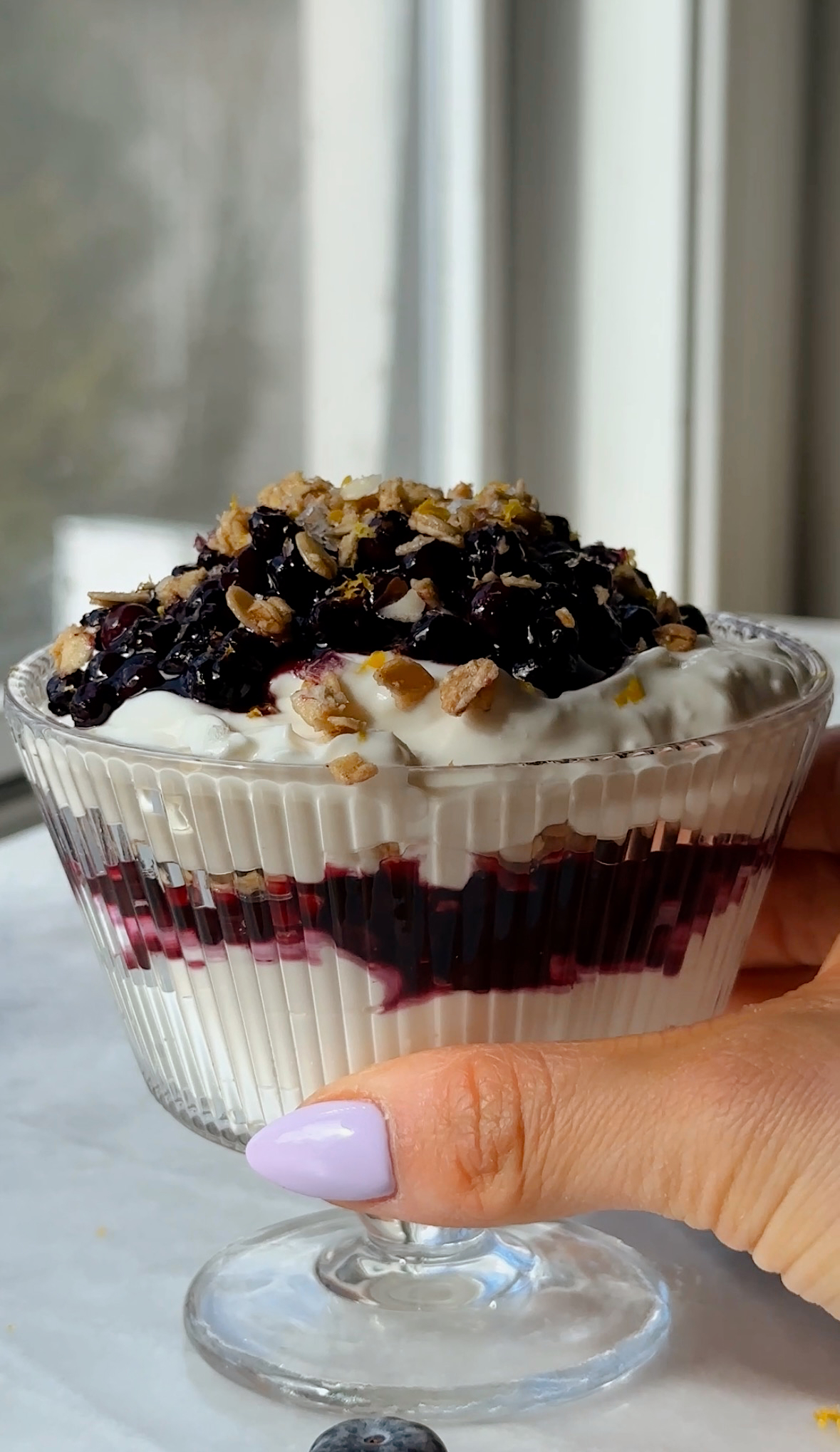 Lemon Blueberry Cheesecake Parfaits