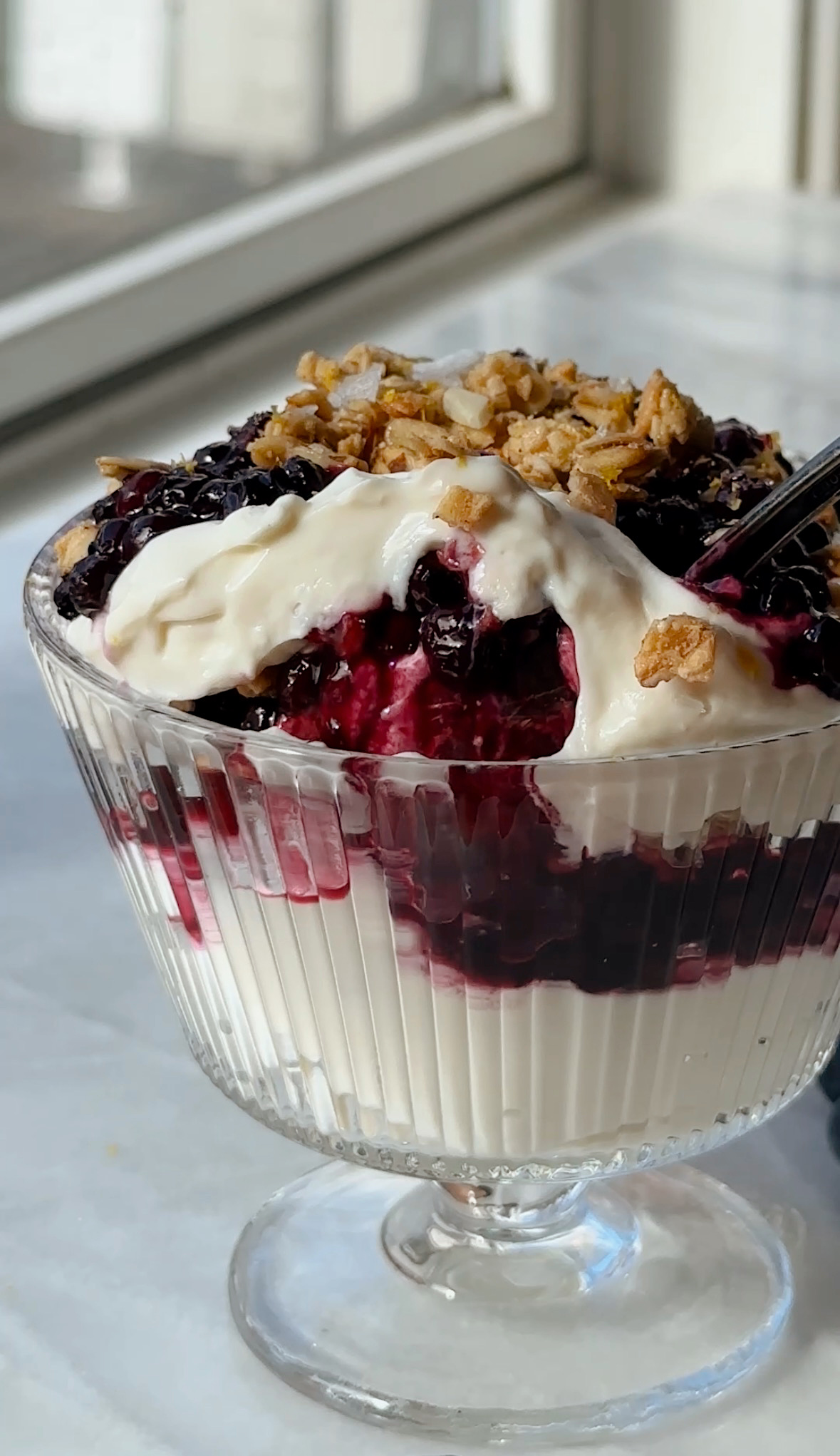 Lemon Blueberry Cheesecake Parfaits