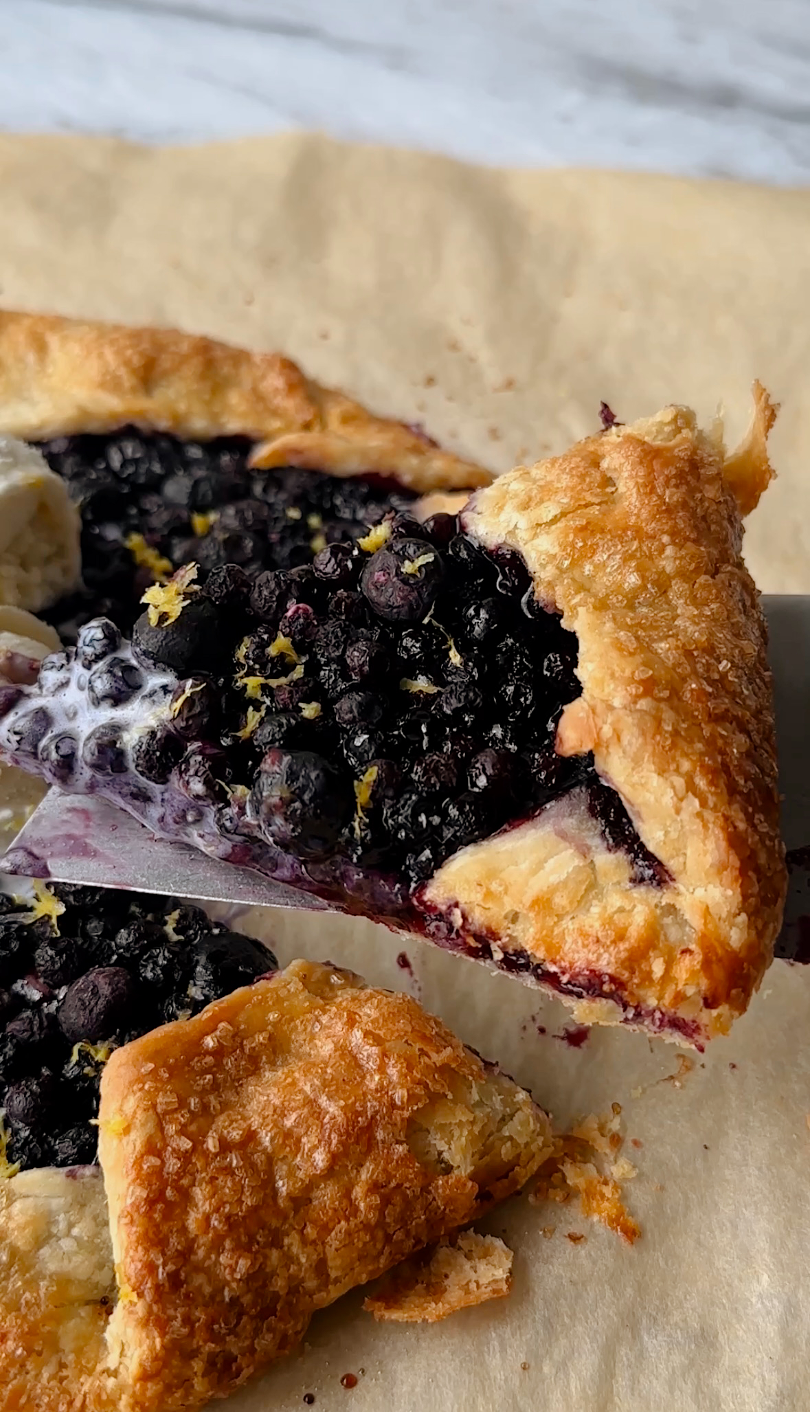 Lemon Blueberry Galette
