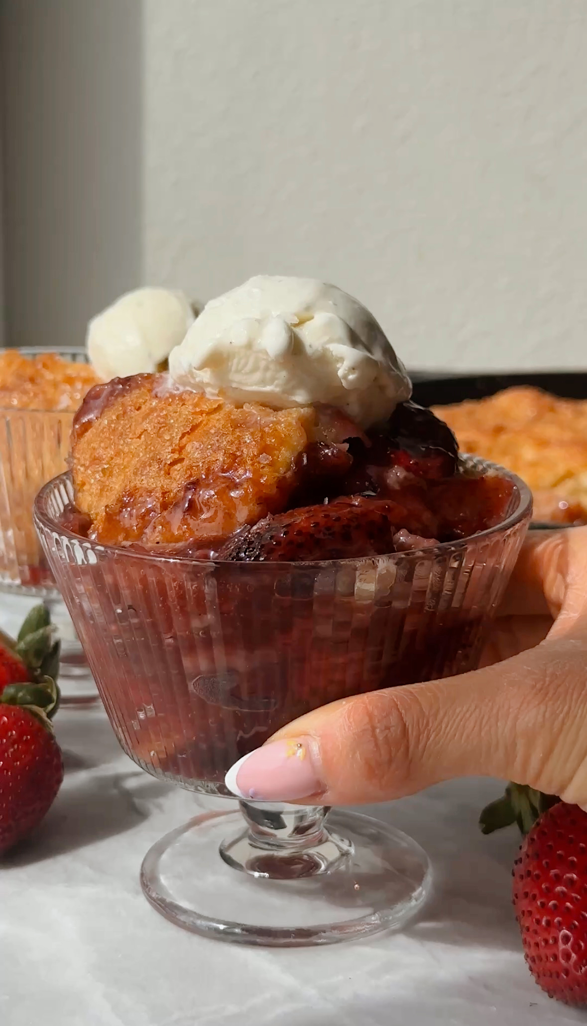 Strawberry Cobbler