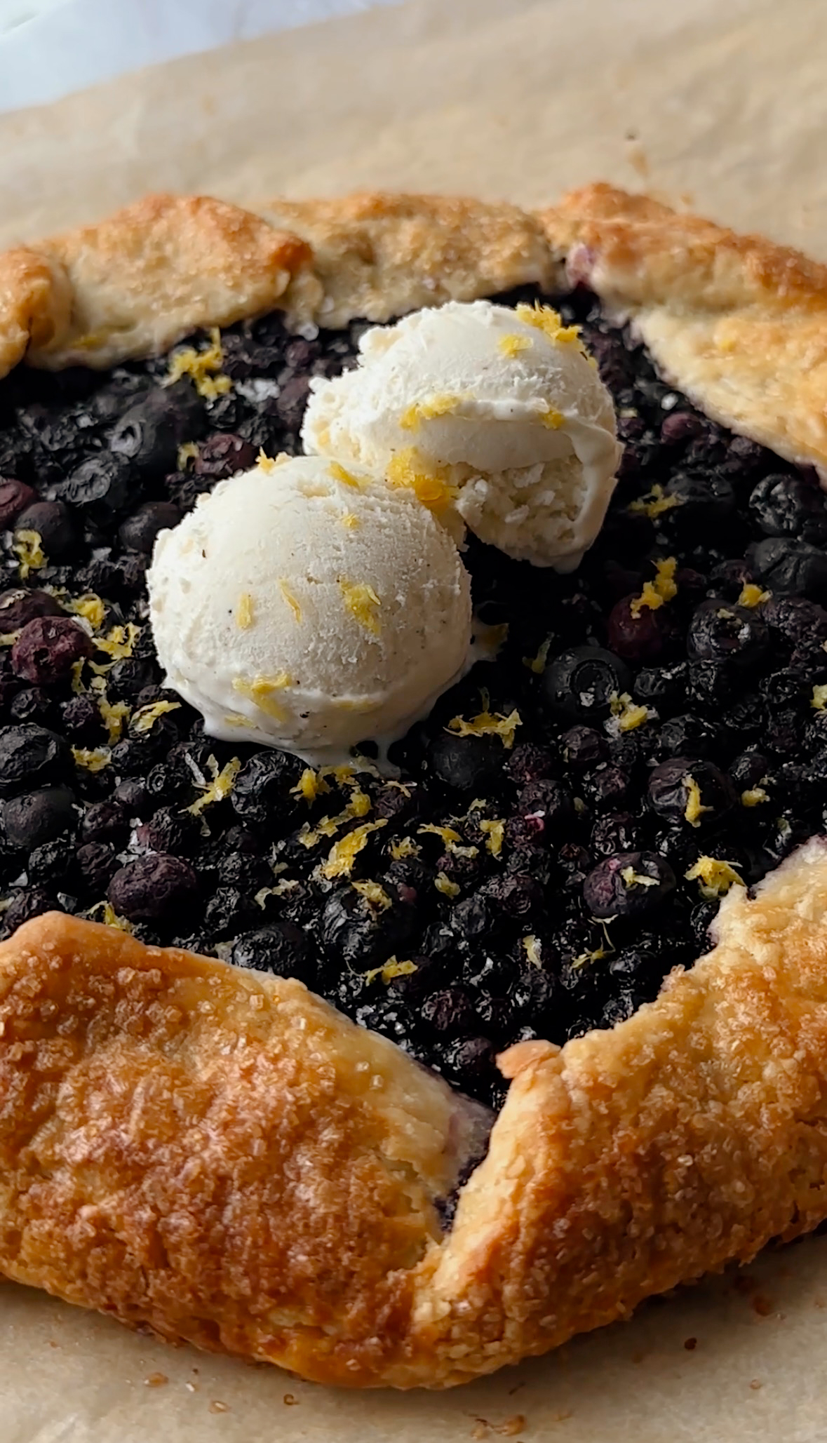 Lemon Blueberry Galette