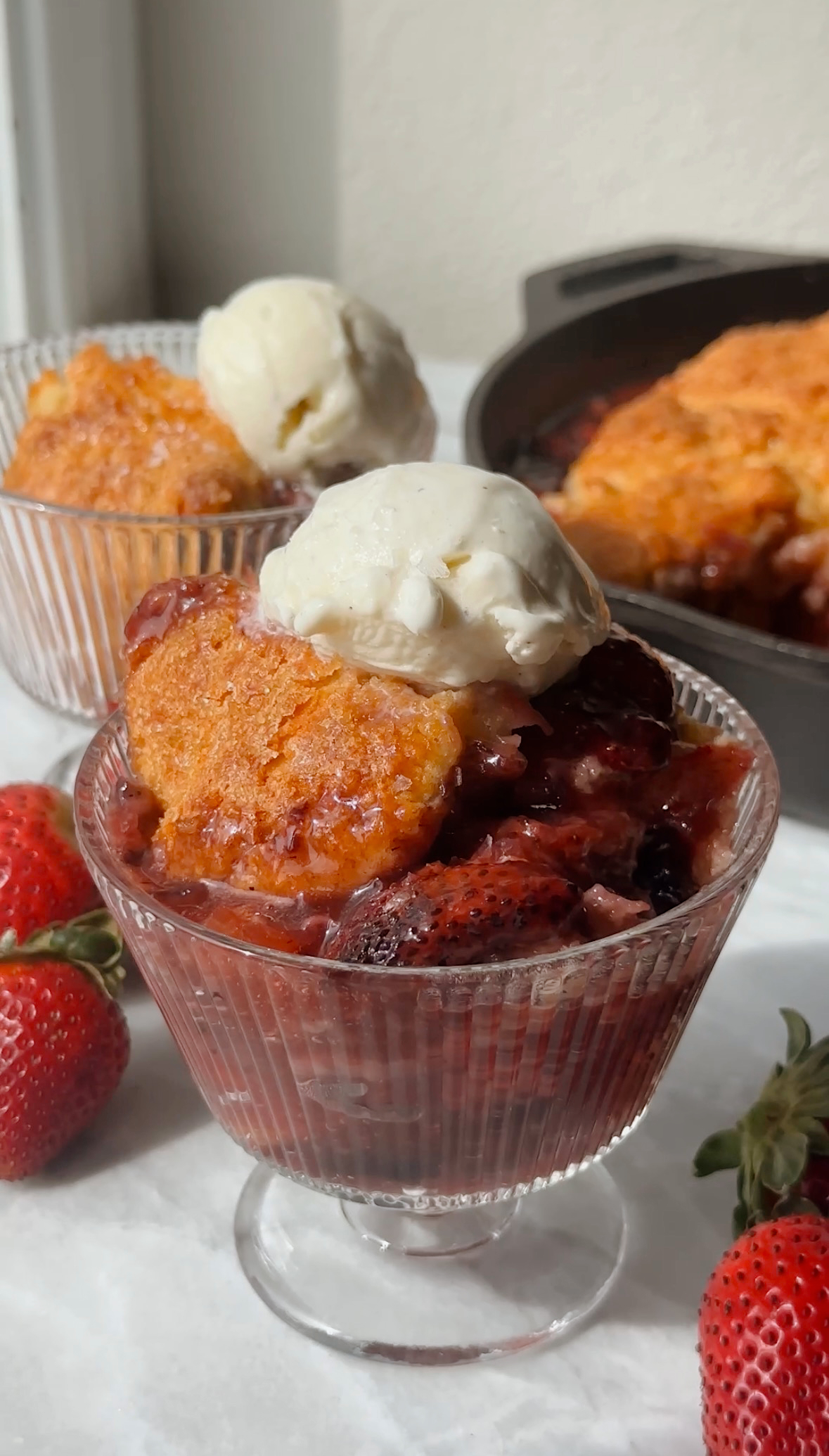 Strawberry Cobbler