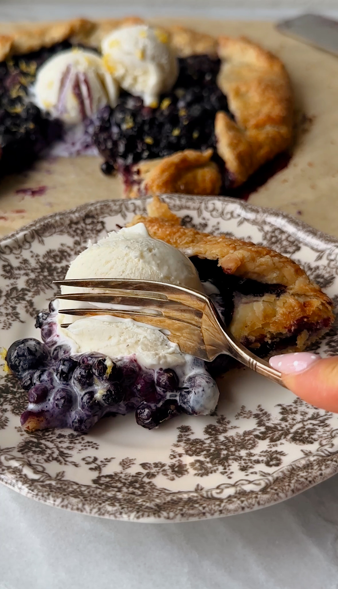 Lemon Blueberry Galette