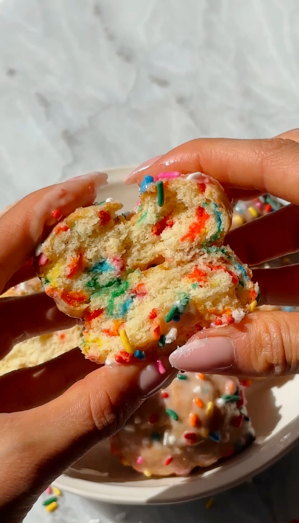 Funfetti Cottage Cheese Donut Holes