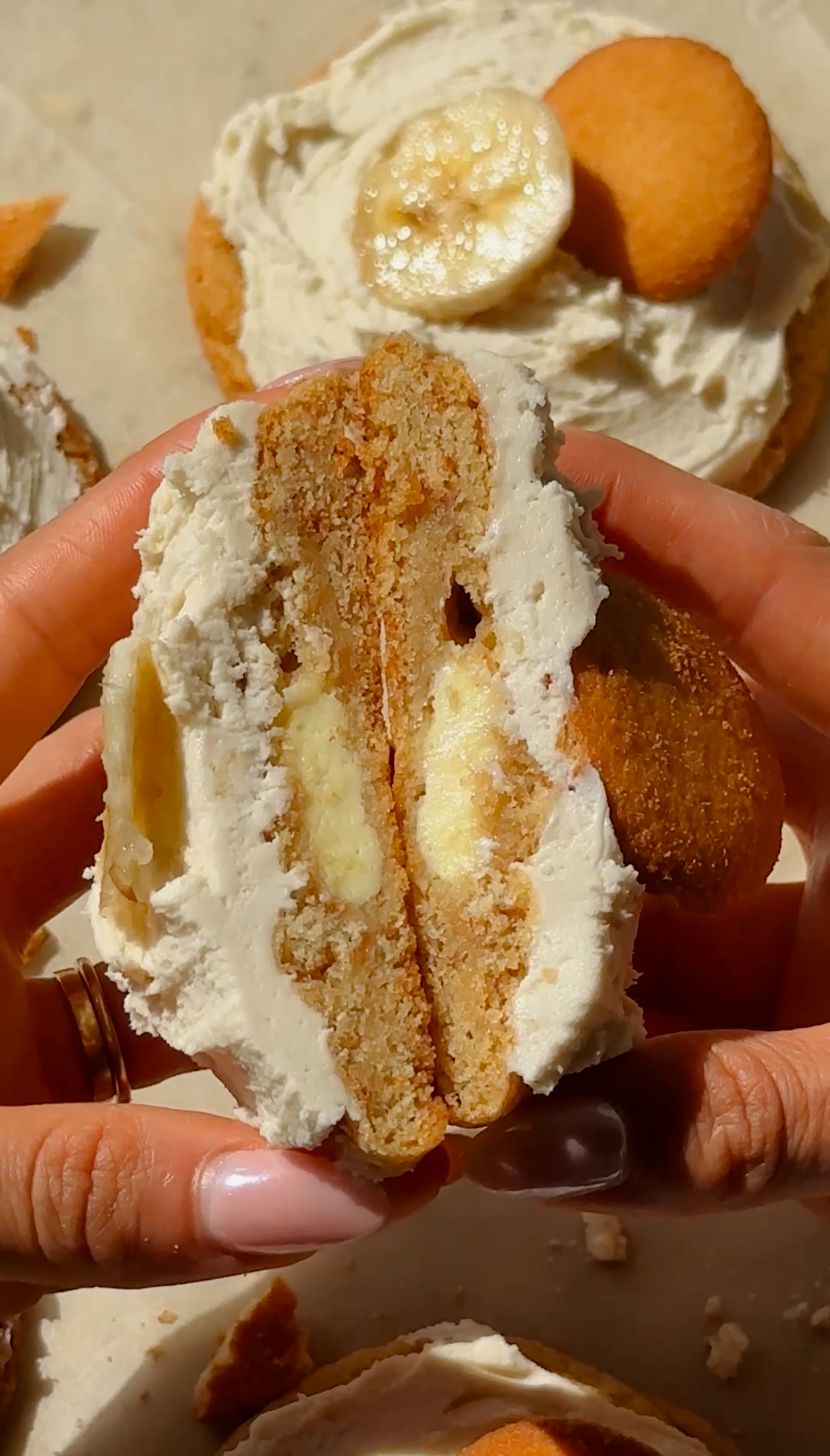 Banana Cream Pie Cheesecake Cookies