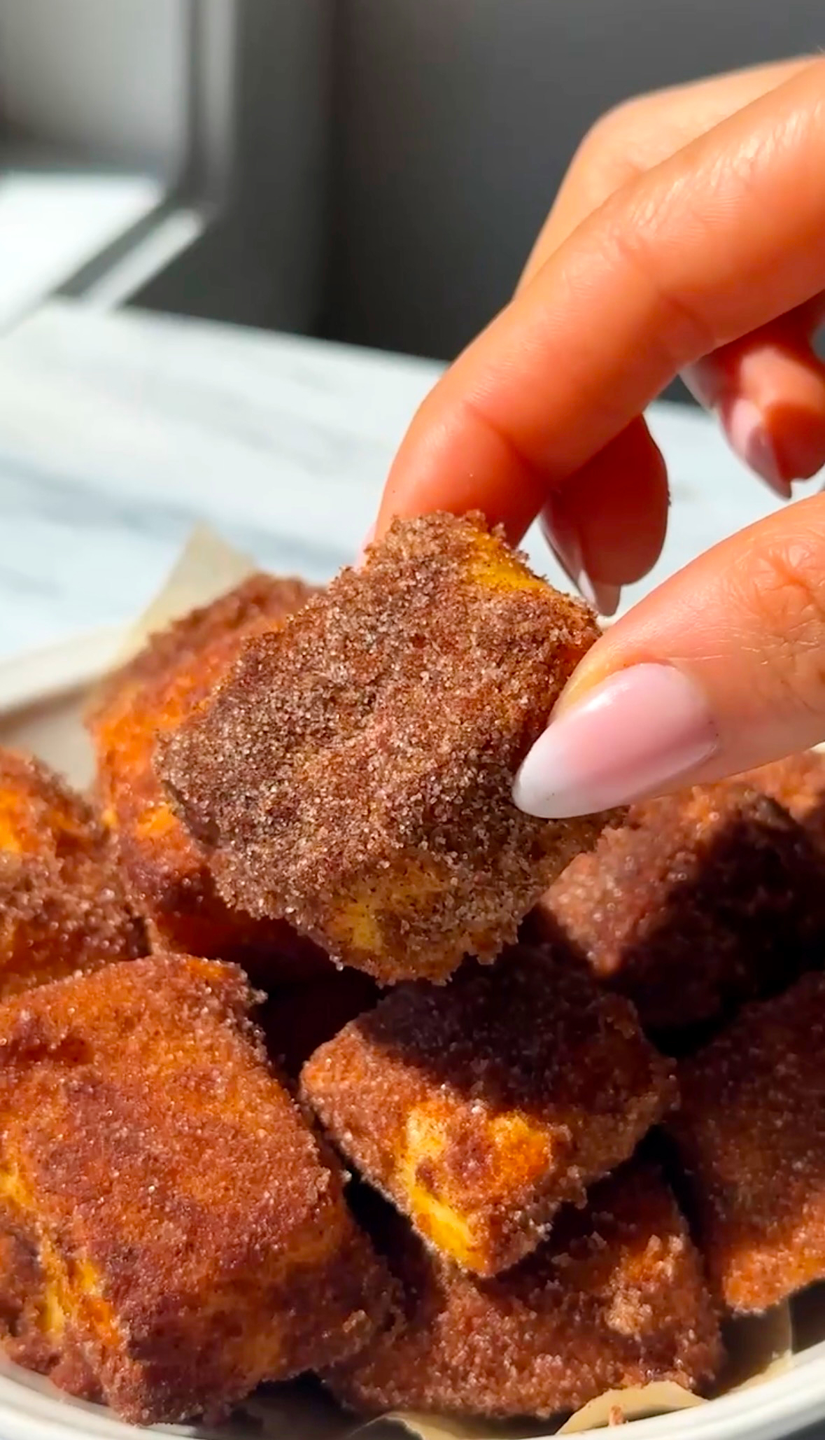 Mini Cinnamon French Toast Bites