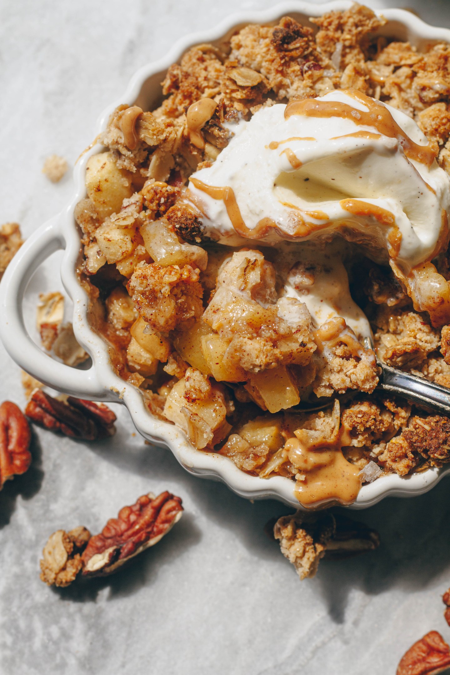 Individual Healthier Apple Crisps