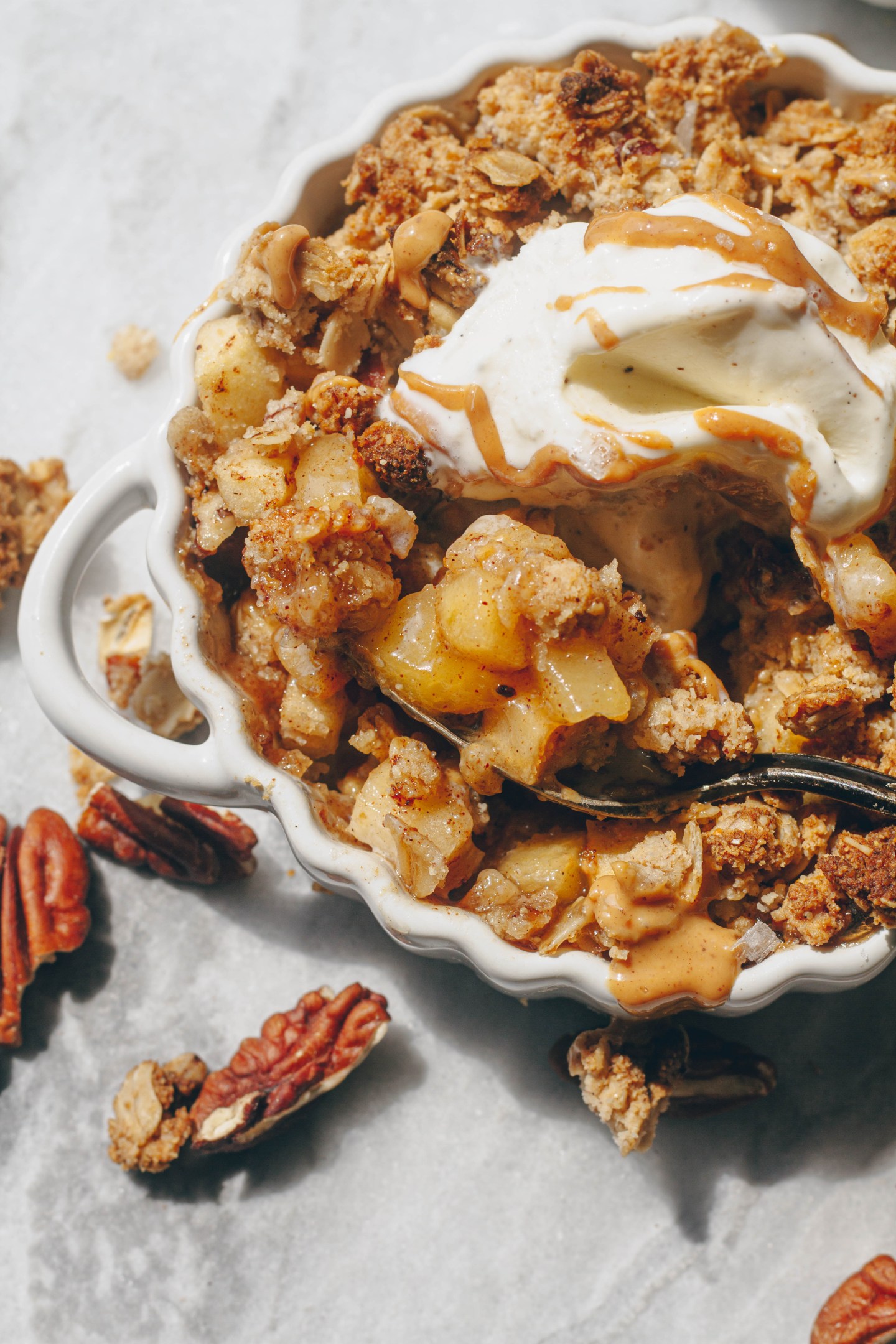 Individual Healthier Apple Crisps