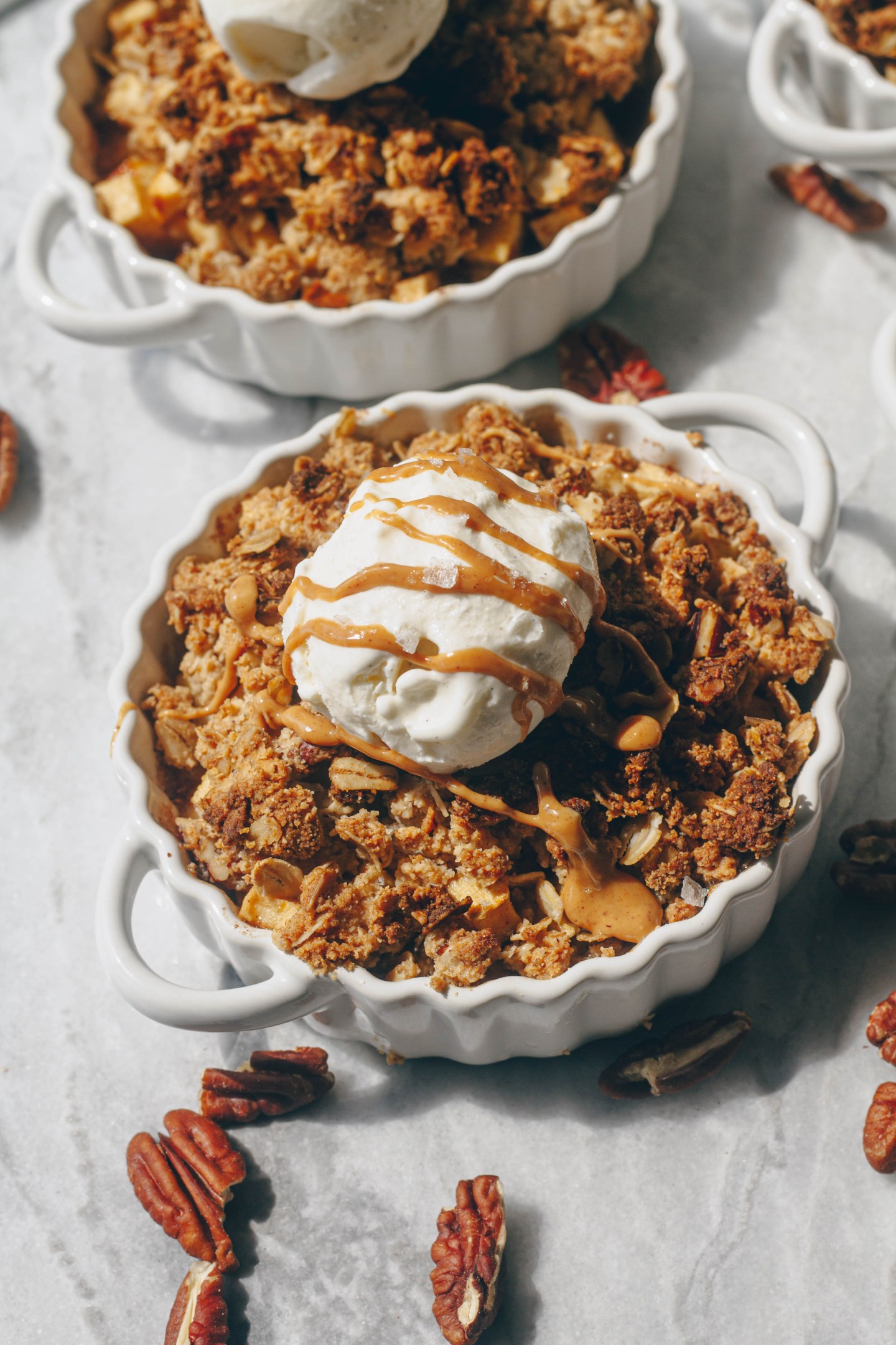 Individual Healthier Apple Crisps