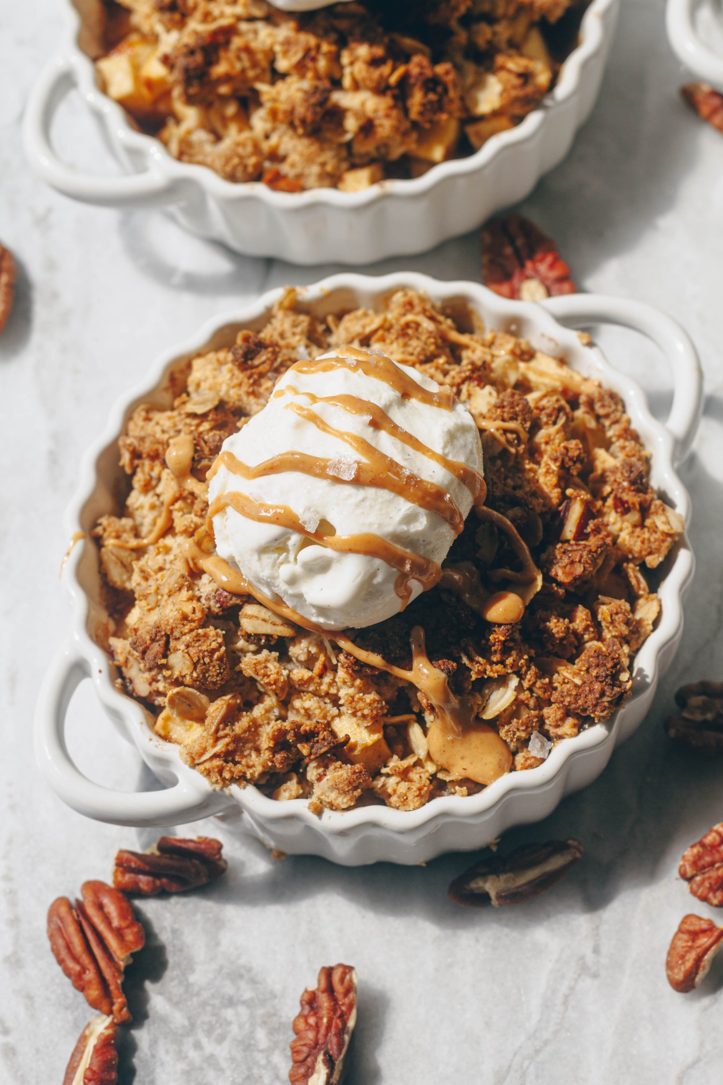 Individual Healthier Apple Crisps