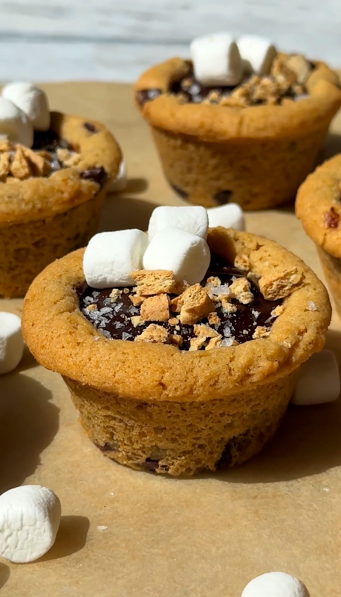 S'mores Cookie Cups