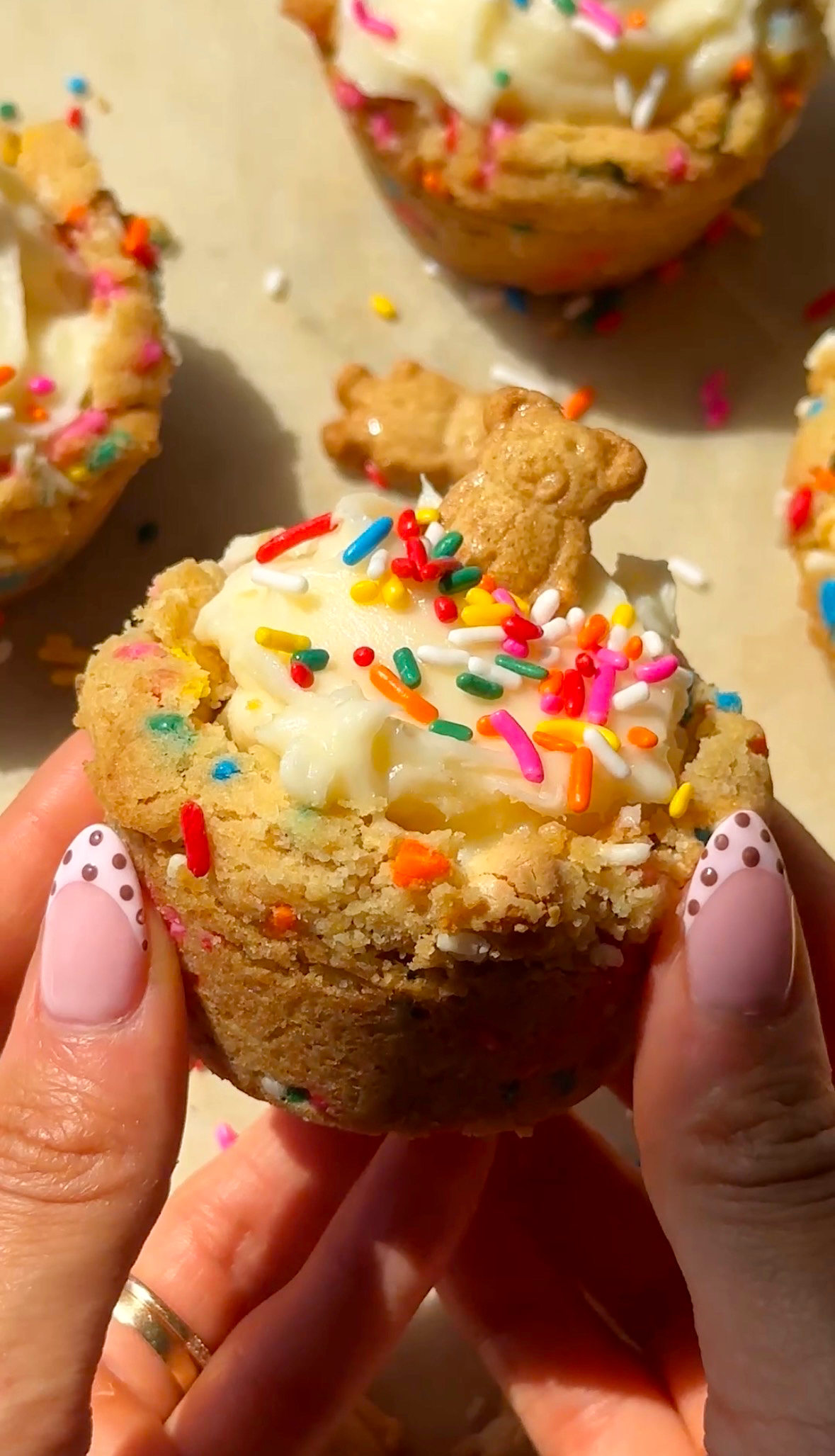 Dunkaroo Cookie Cups