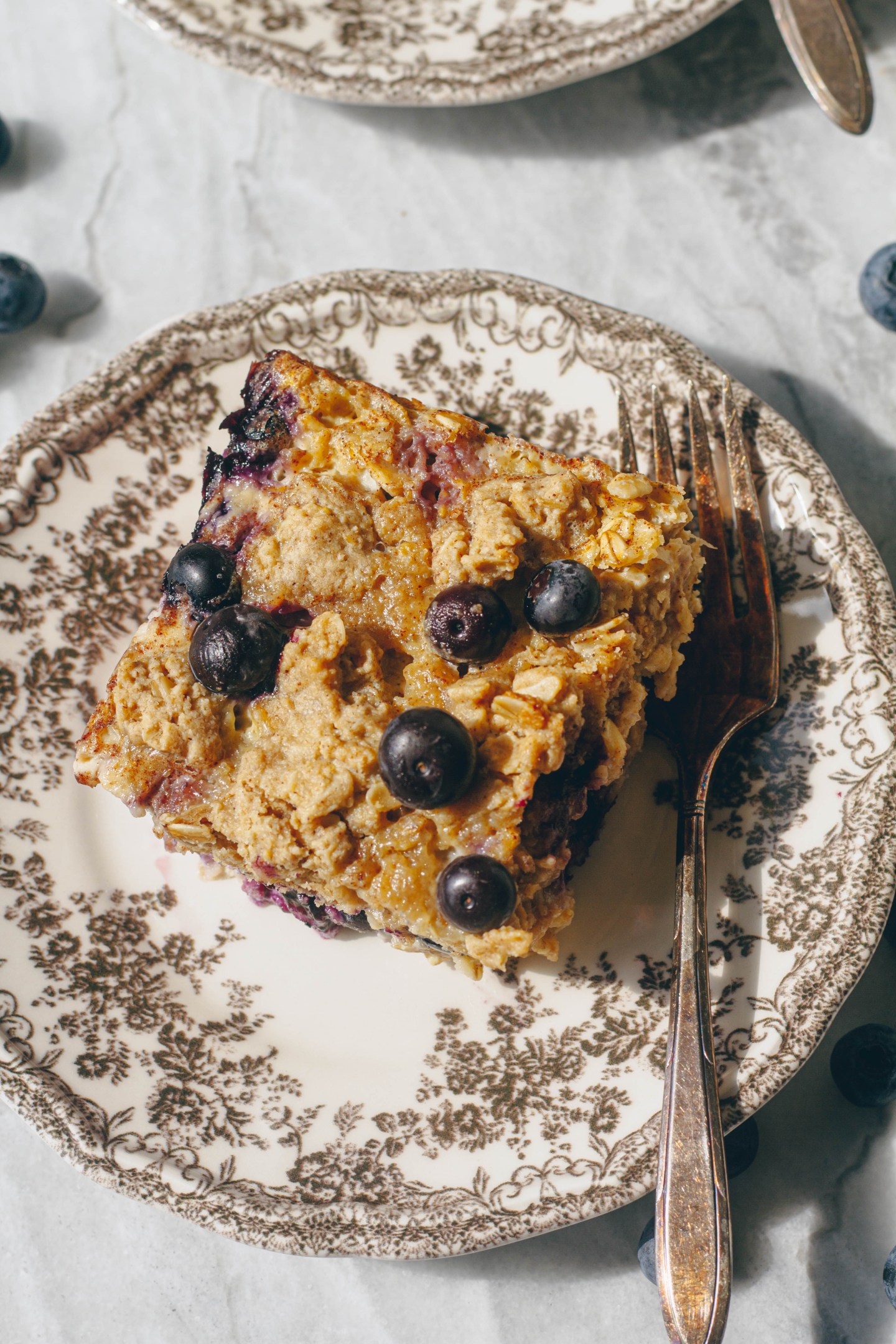 Blueberry Buckle Baked Oatmeal