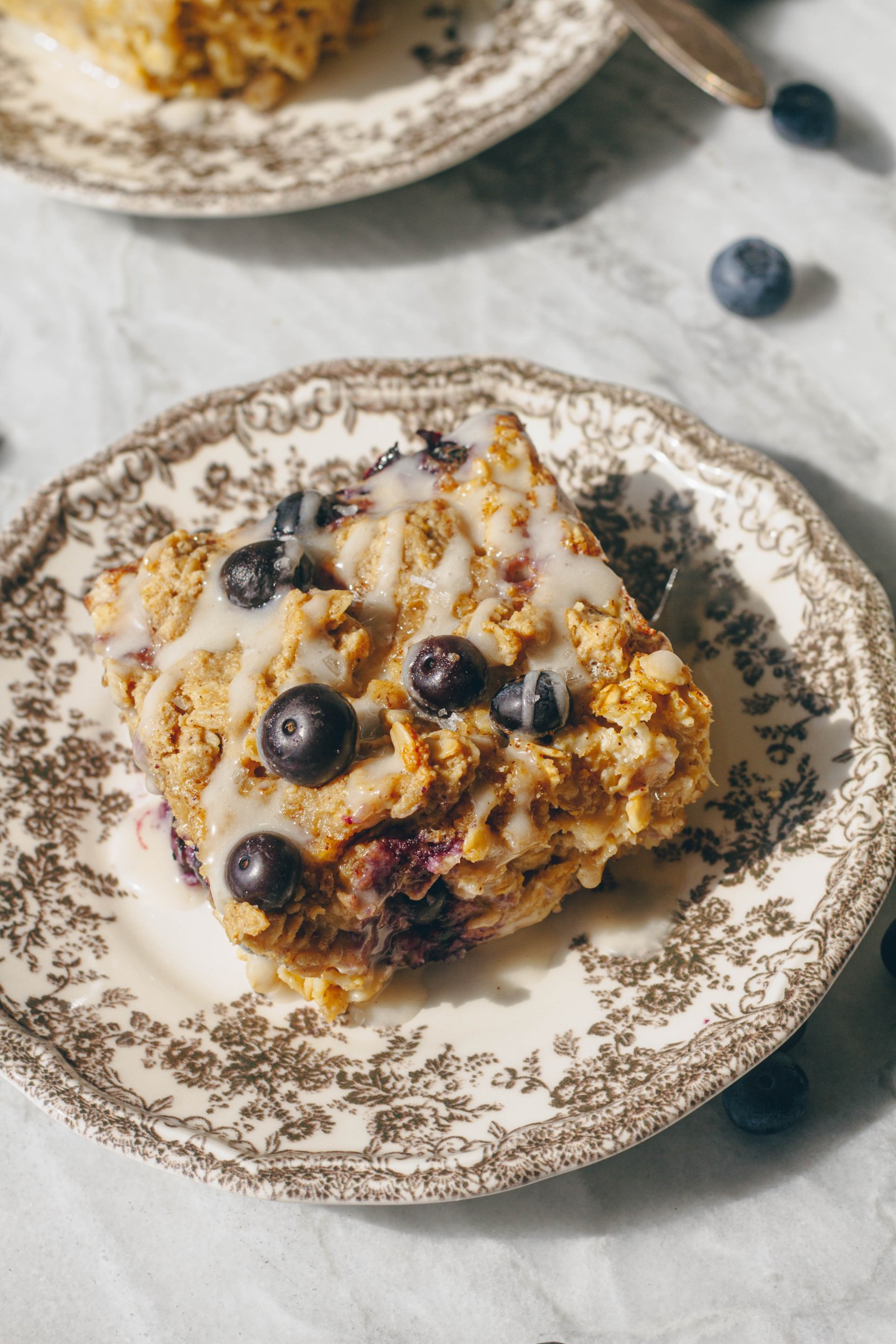 Blueberry Buckle Baked Oatmeal