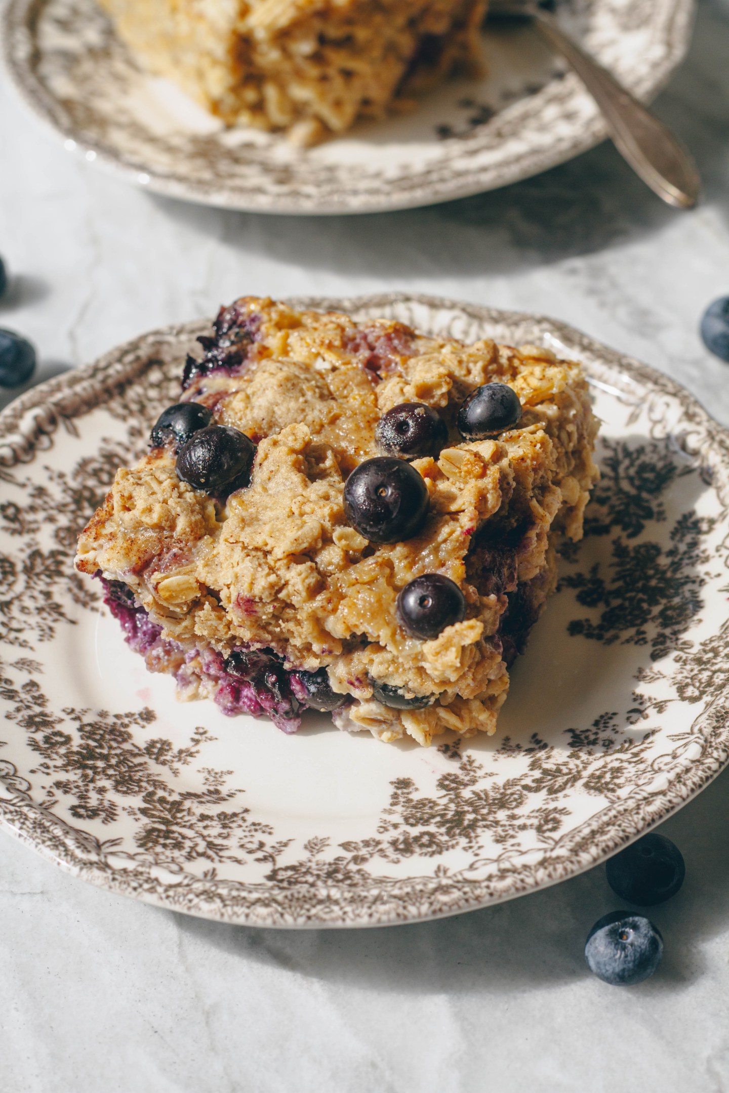 Blueberry Buckle Baked Oatmeal