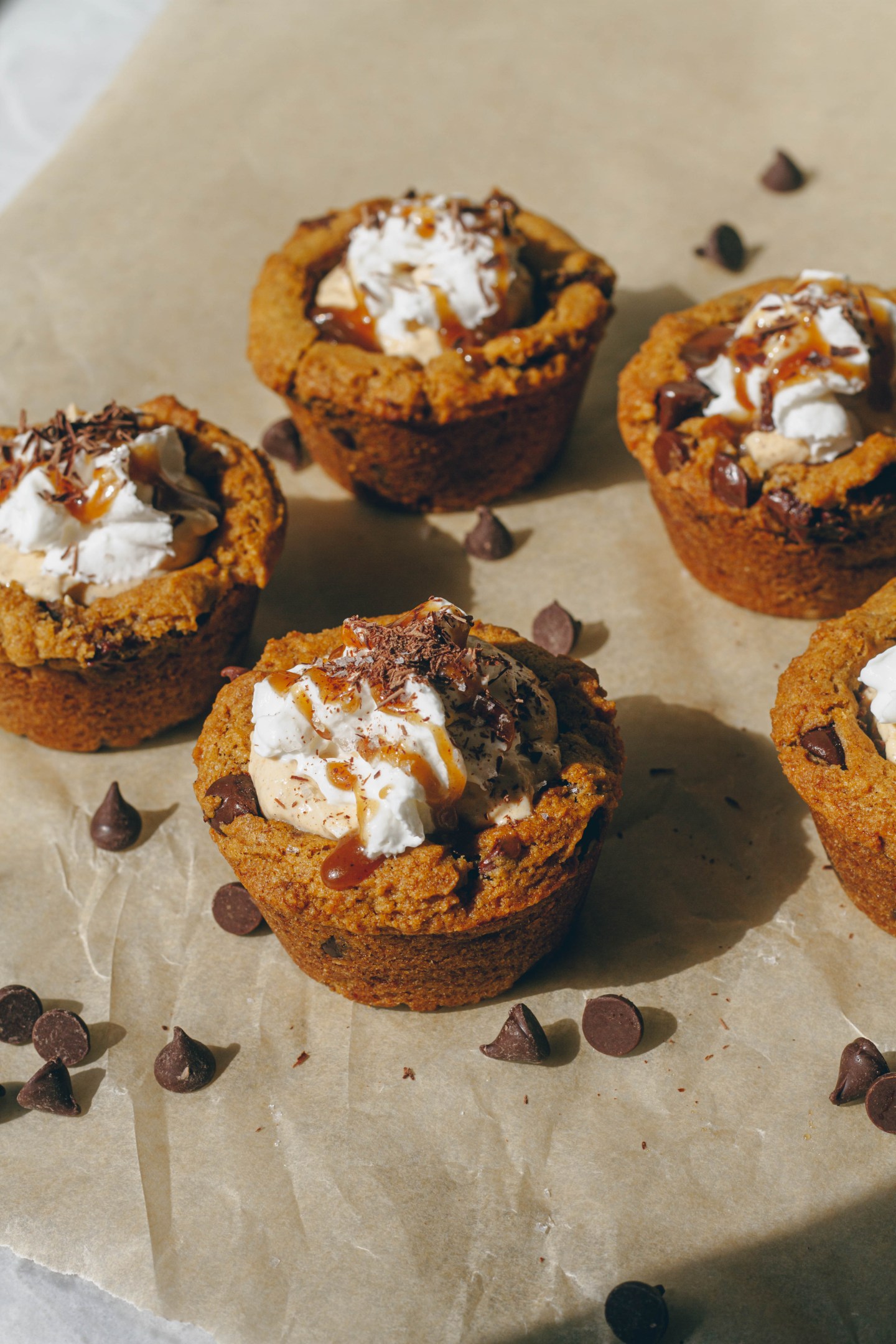 Pumpkin Cheesecake Cookie Cups