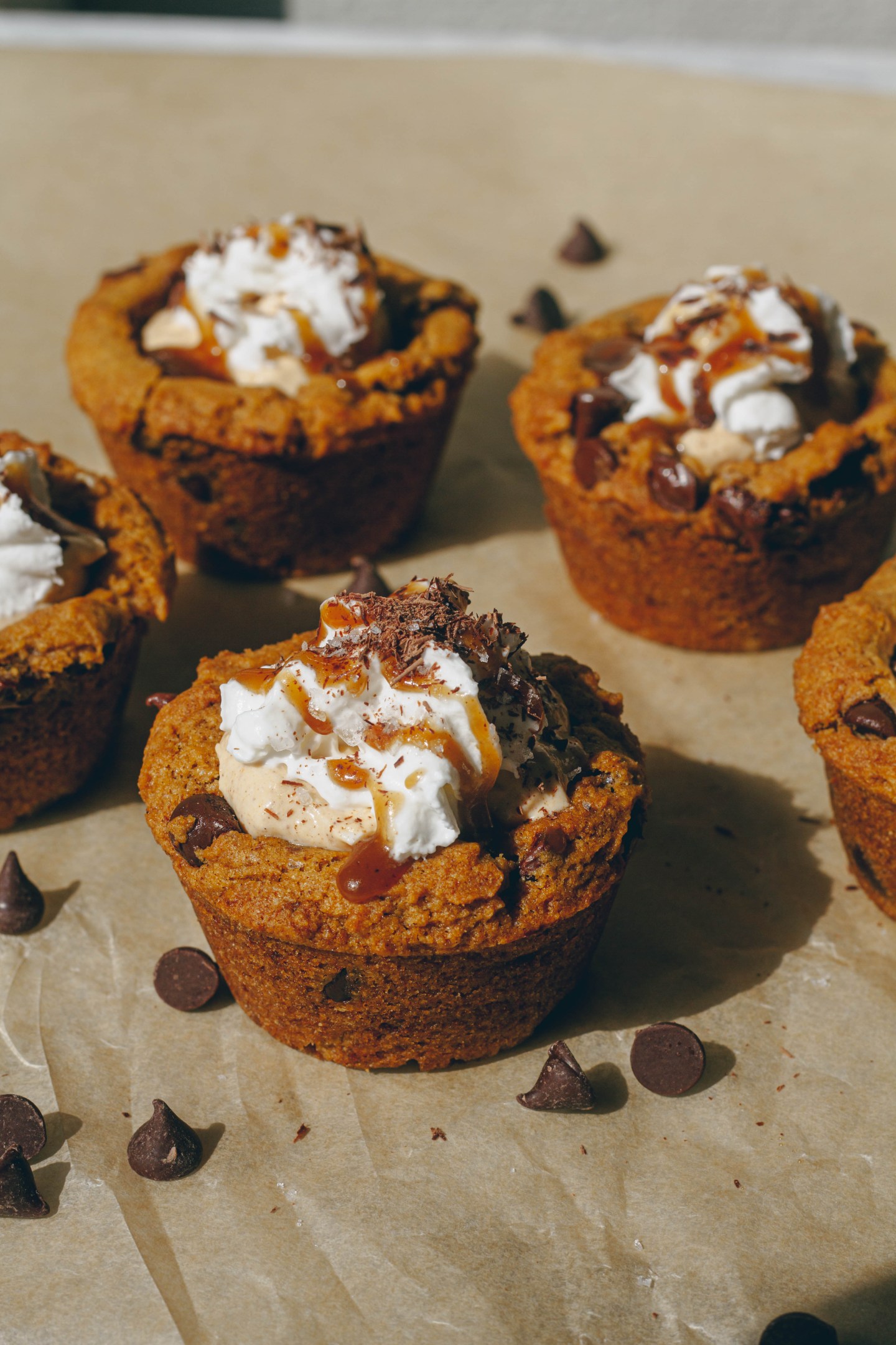 Pumpkin Cheesecake Cookie Cups